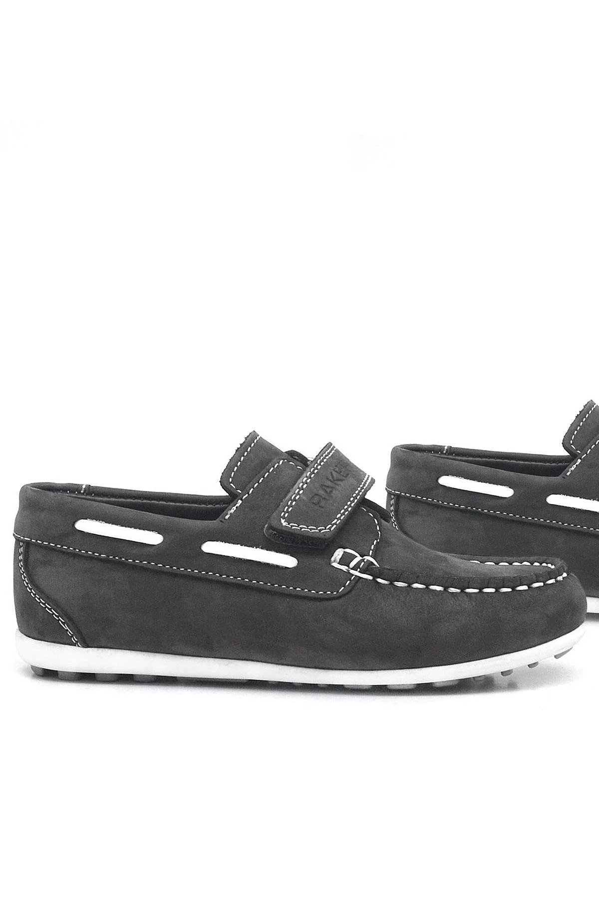 Rakerplus Feniks Hakiki Deri Gri Günlük Erkek Çocuk Ayakkabı