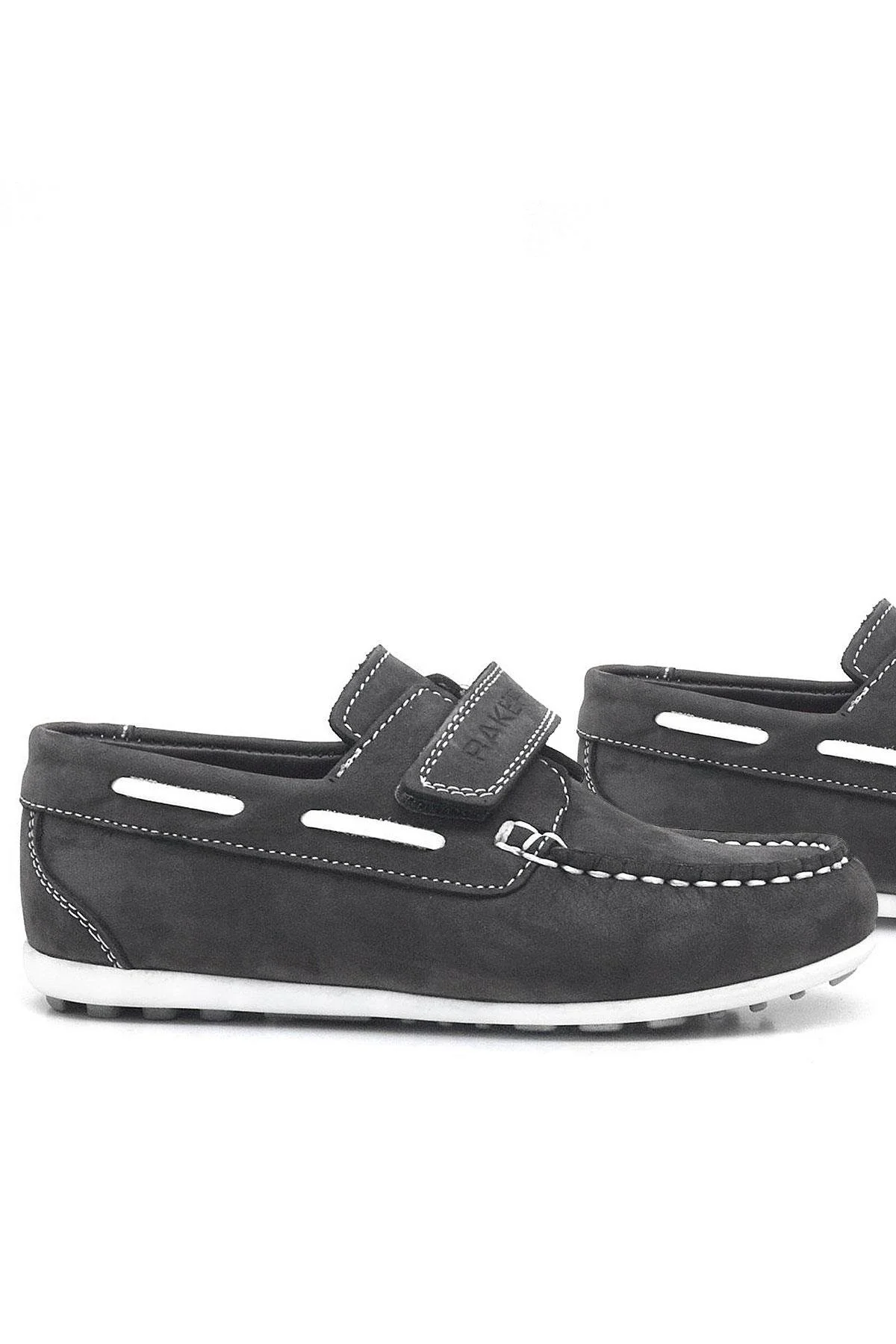 Rakerplus Feniks Hakiki Deri Gri Günlük Erkek Çocuk Ayakkabı