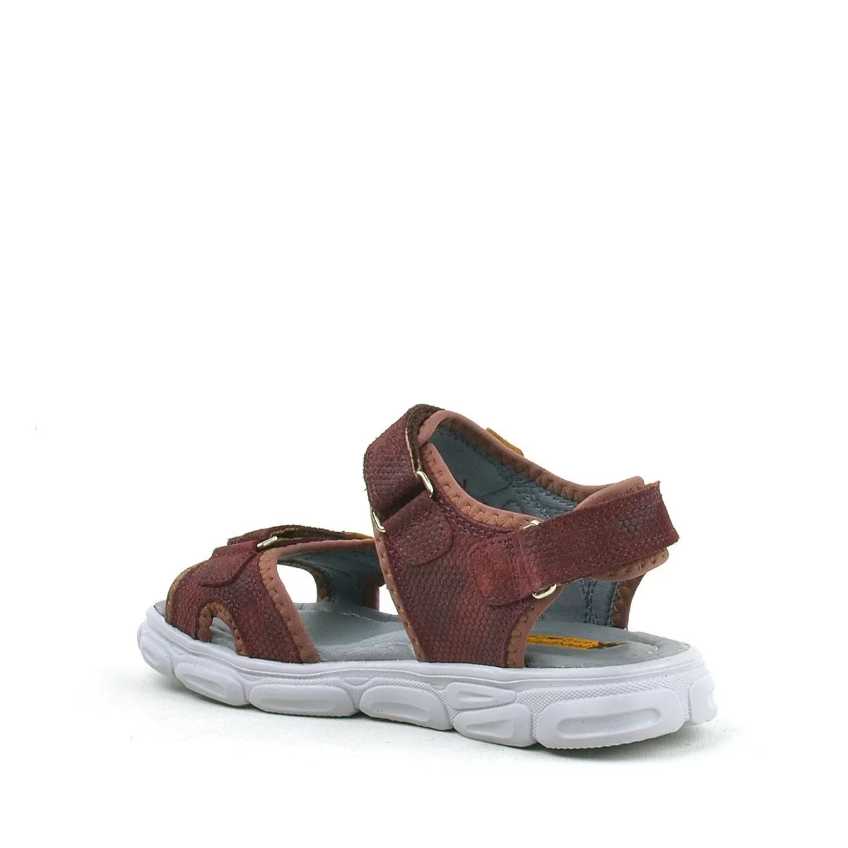 Rakerplus Flint Hakiki Deri Bordo Çocuk Sandalet