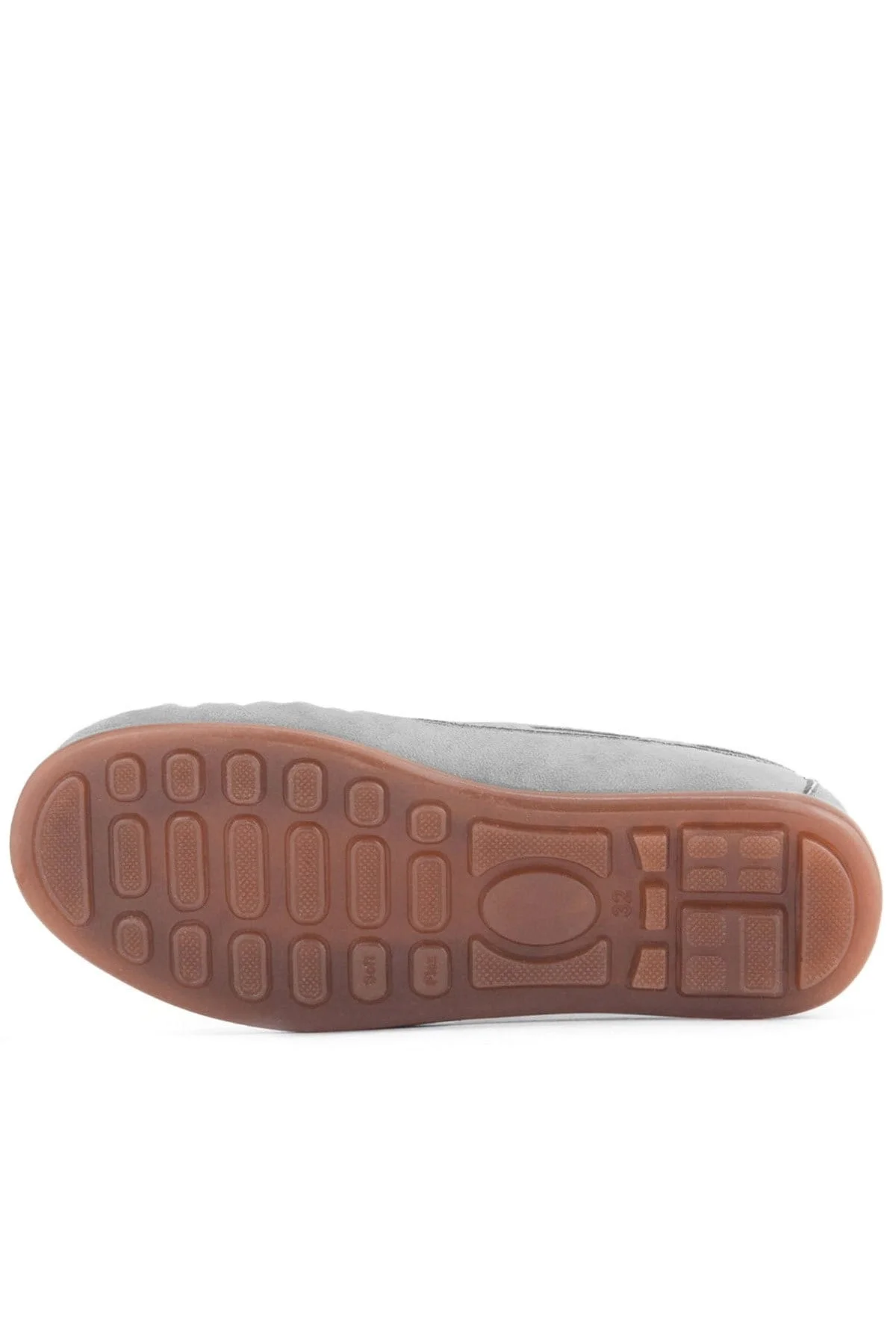 Rakerplus Gri Erkek Çocuk Makosen Ayakkabı