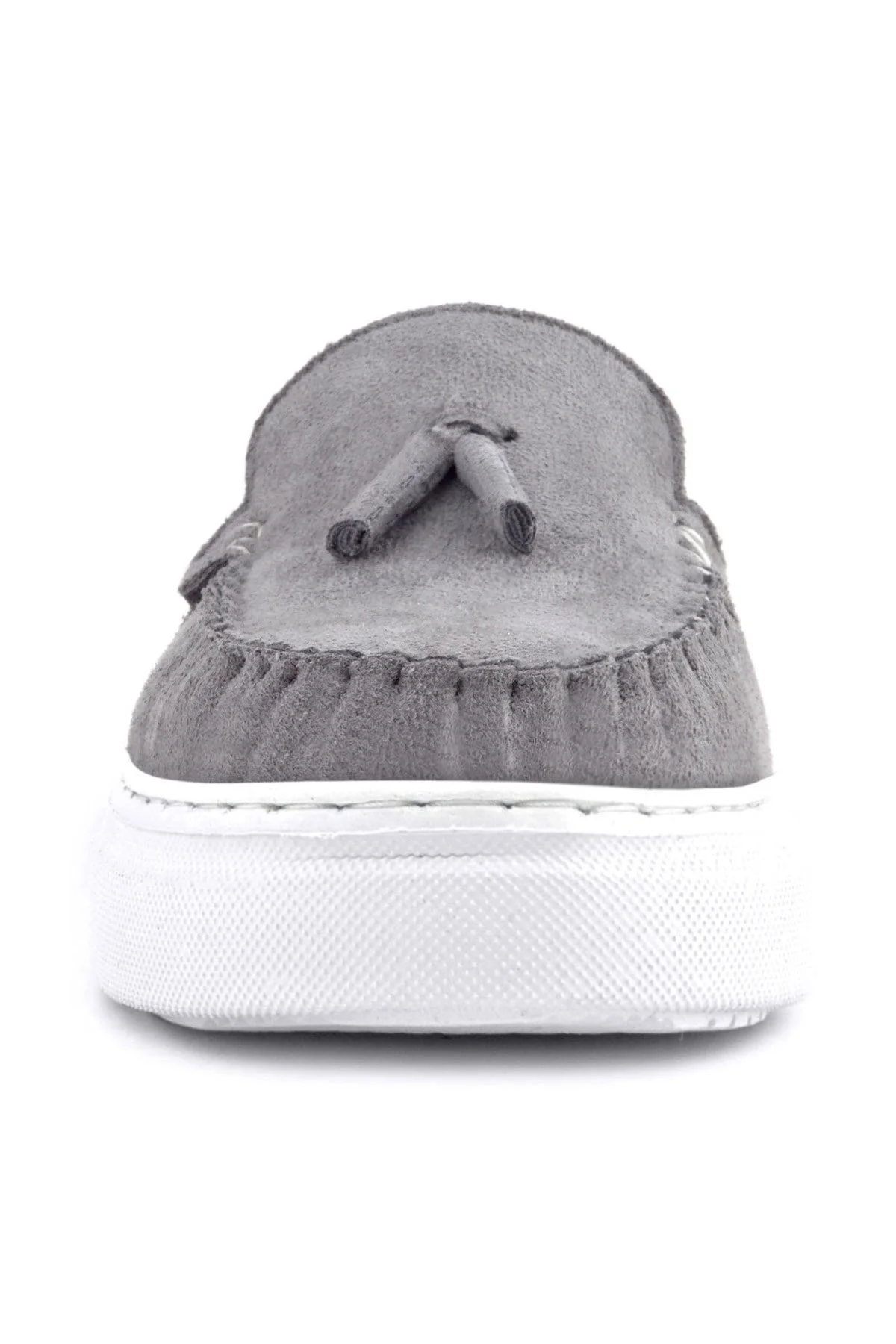 Rakerplus Gri Hafif Tabanlı Erkek Çocuk Makosen Ayakkabı