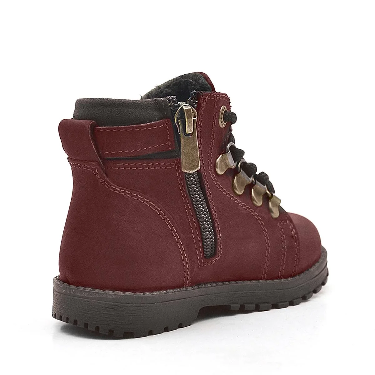 Rakerplus Griffon Hakiki Deri Bordo Bebek Bot