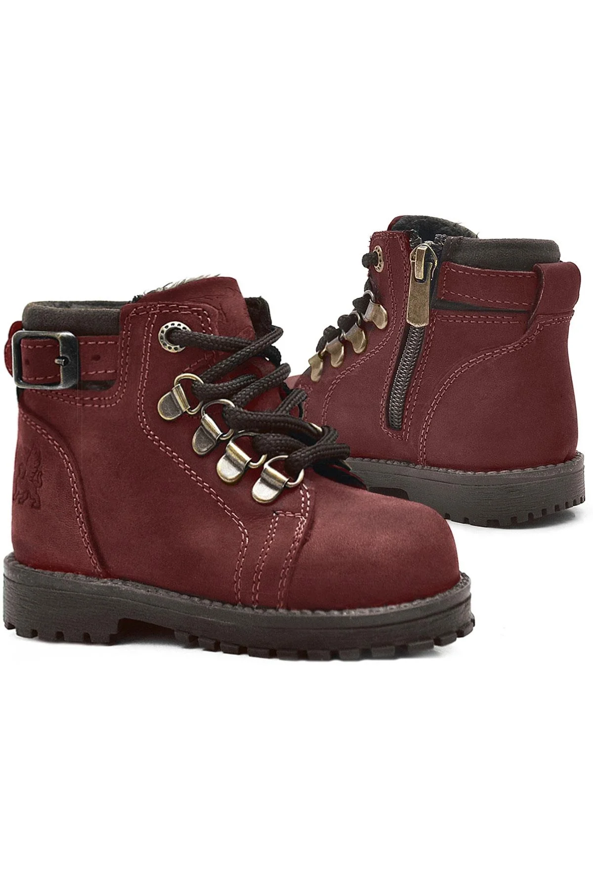 Rakerplus Griffon Hakiki Deri Bordo Bebek Bot