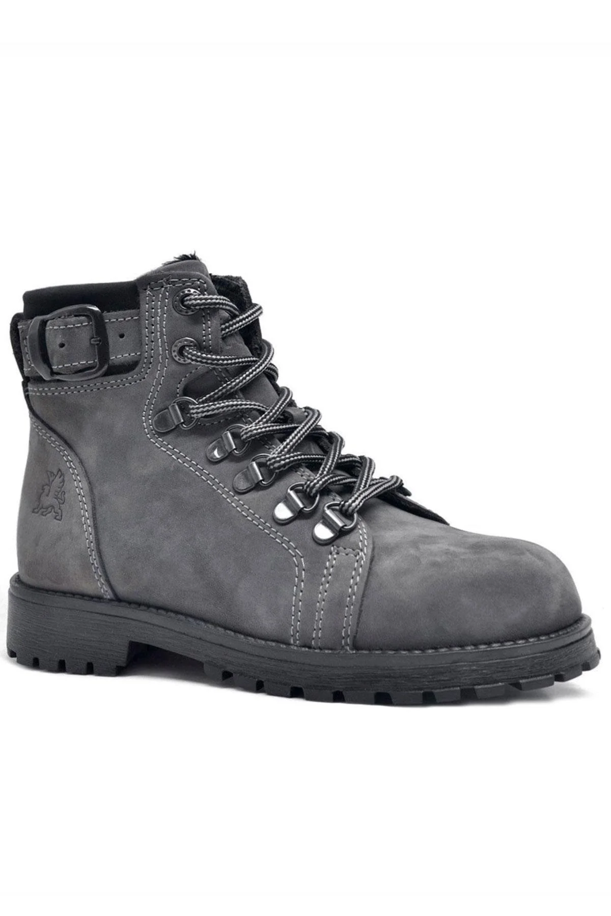 Rakerplus Griffon Hakiki Deri Fermuarlı Kışlık Unisex Çocuk Bot