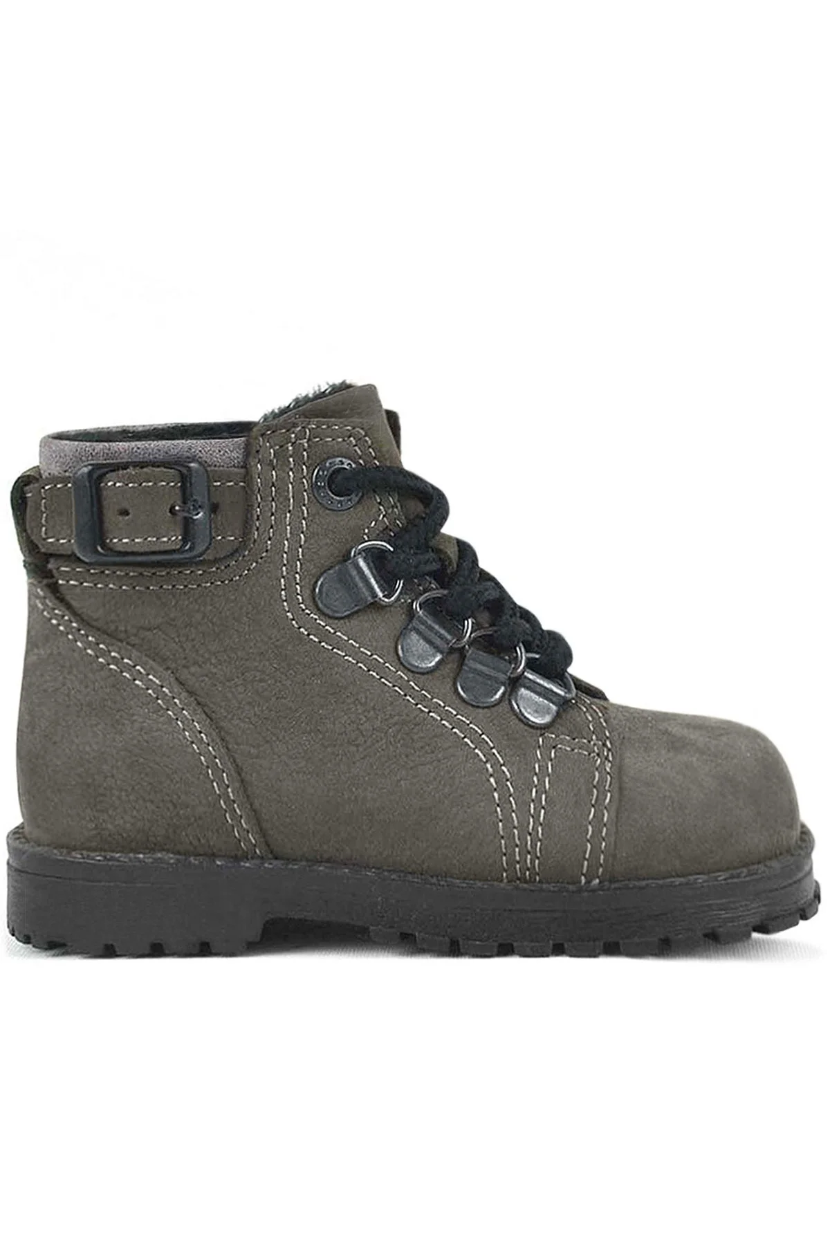 Rakerplus Griffon Hakiki Deri Fermuarlı Kışlık Unisex Çocuk Bot