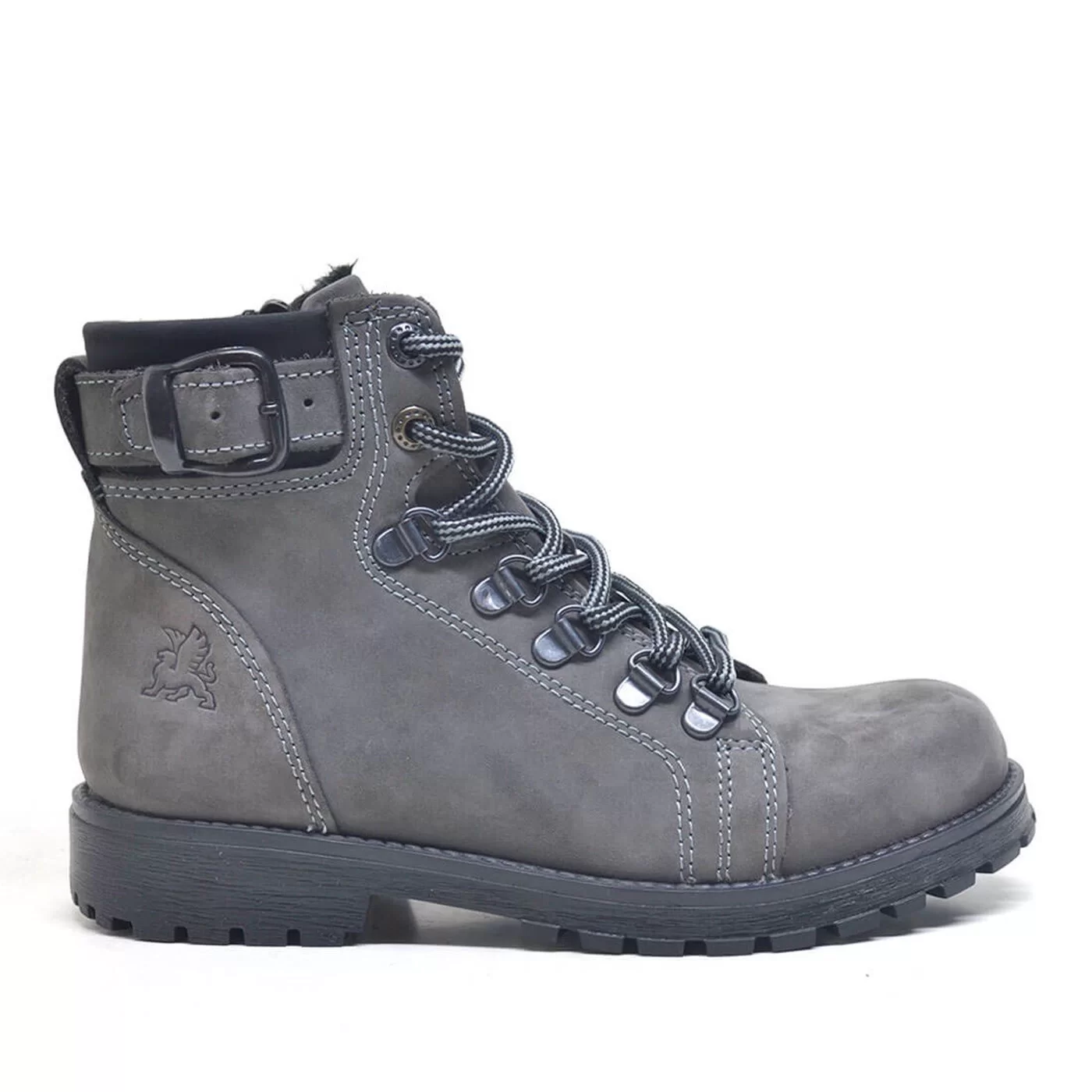 Rakerplus Griffon Hakiki Deri Fermuarlı Kışlık Unisex Çocuk Bot