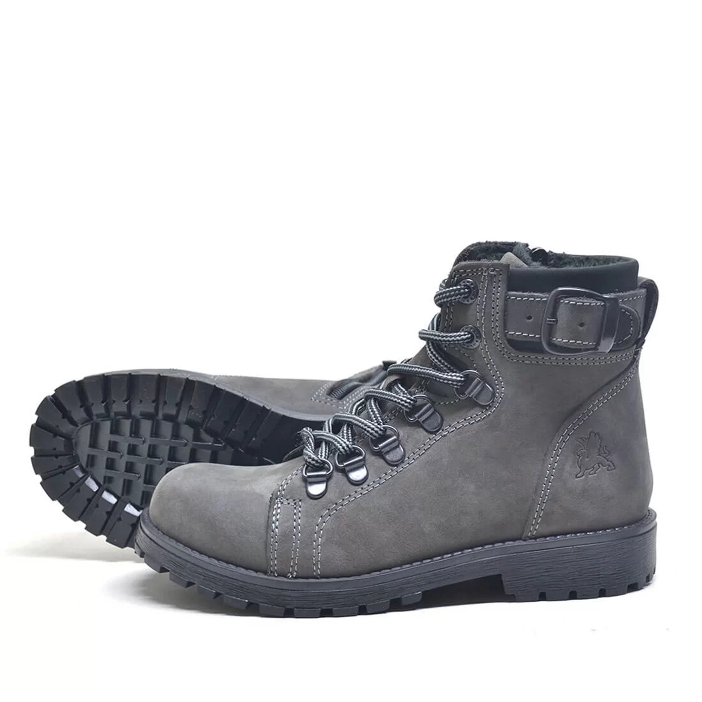 Rakerplus Griffon Hakiki Deri Fermuarlı Kışlık Unisex Çocuk Bot