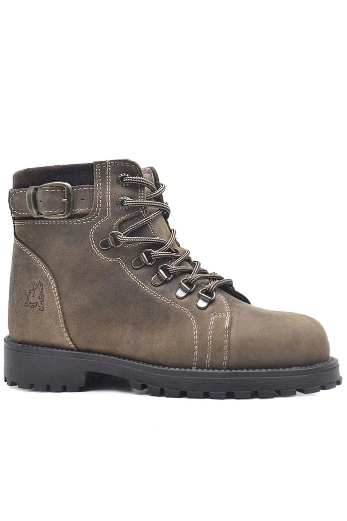 Rakerplus Griffon Hakiki Deri Kum Fermuarlı Kışlık Çocuk Bot