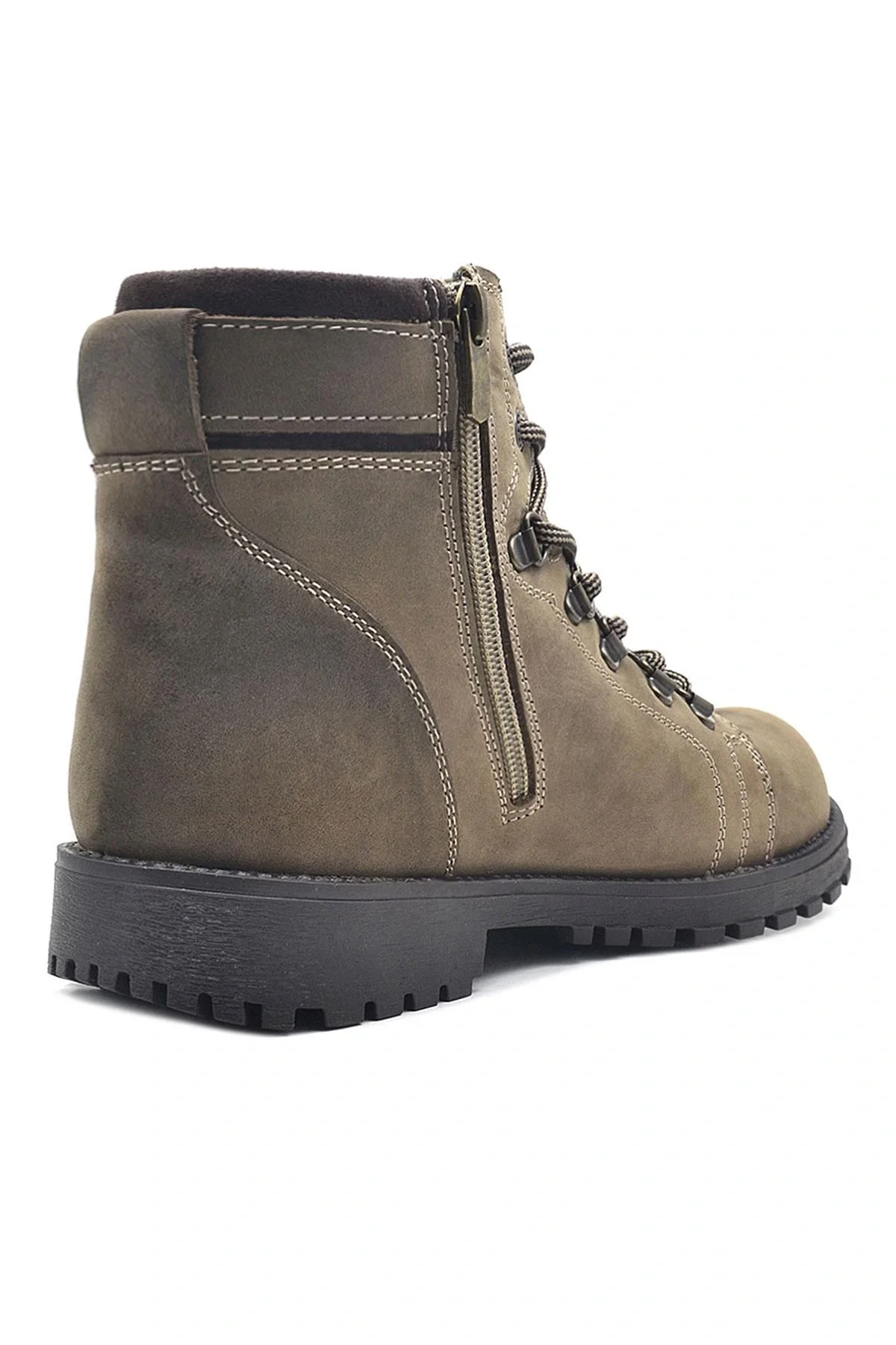 Rakerplus Griffon Hakiki Deri Kum Fermuarlı Kışlık Çocuk Bot