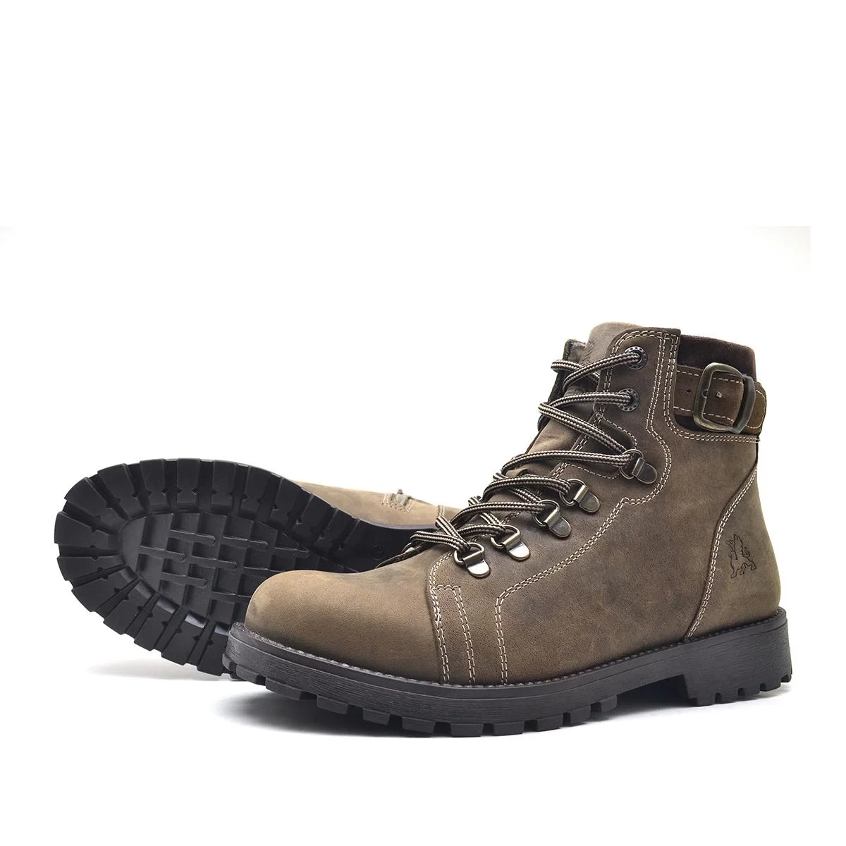 Rakerplus Griffon Hakiki Deri Kum Fermuarlı Kışlık Çocuk Bot