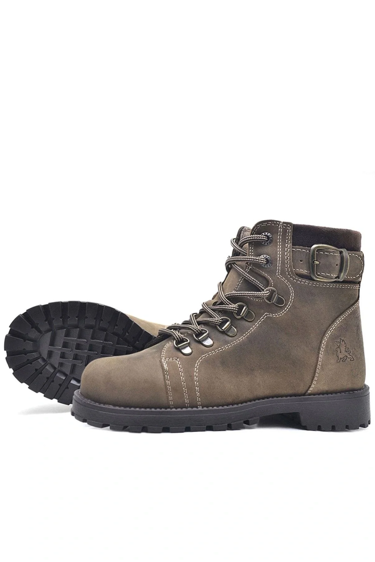 Rakerplus Griffon Hakiki Deri Kum Fermuarlı Kışlık Çocuk Bot