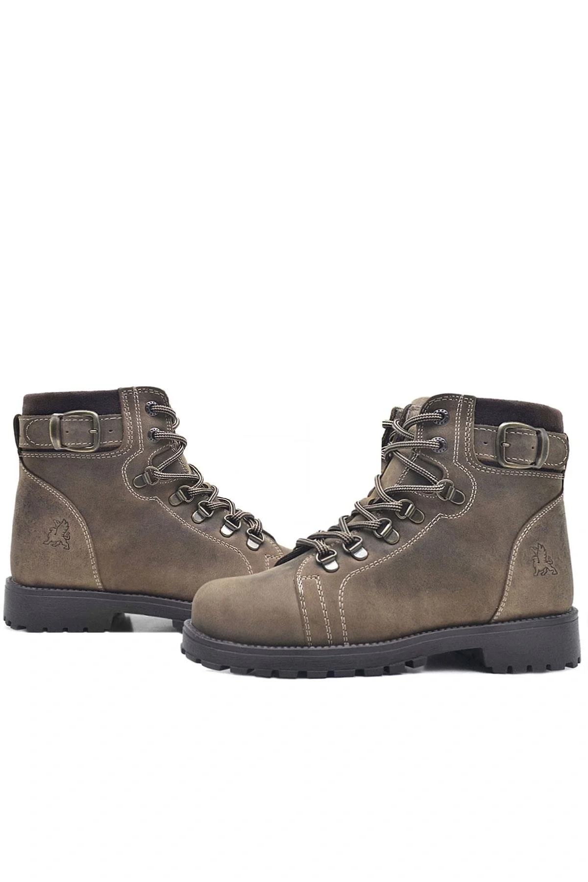 Rakerplus Griffon Hakiki Deri Kum Fermuarlı Kışlık Çocuk Bot