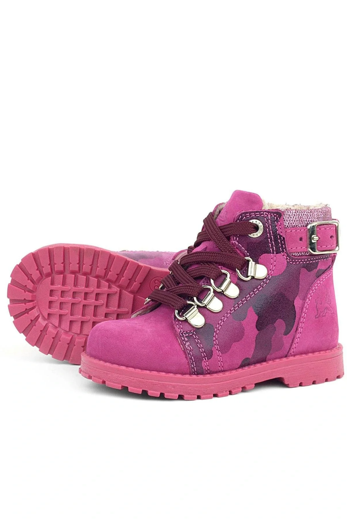 Rakerplus Griffon Hakiki Deri Pembe Kamuflaj Bebek Bot