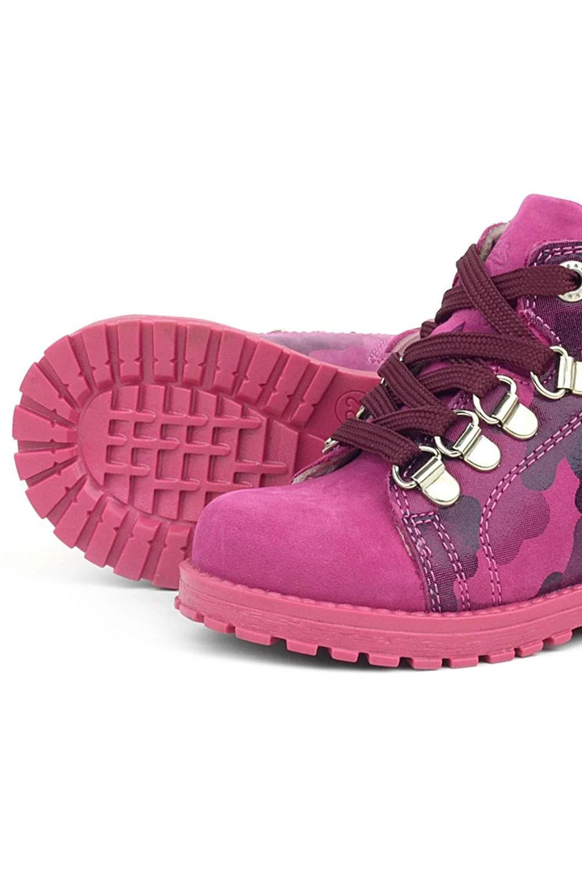 Rakerplus Griffon Hakiki Deri Pembe Kamuflaj Bebek Bot