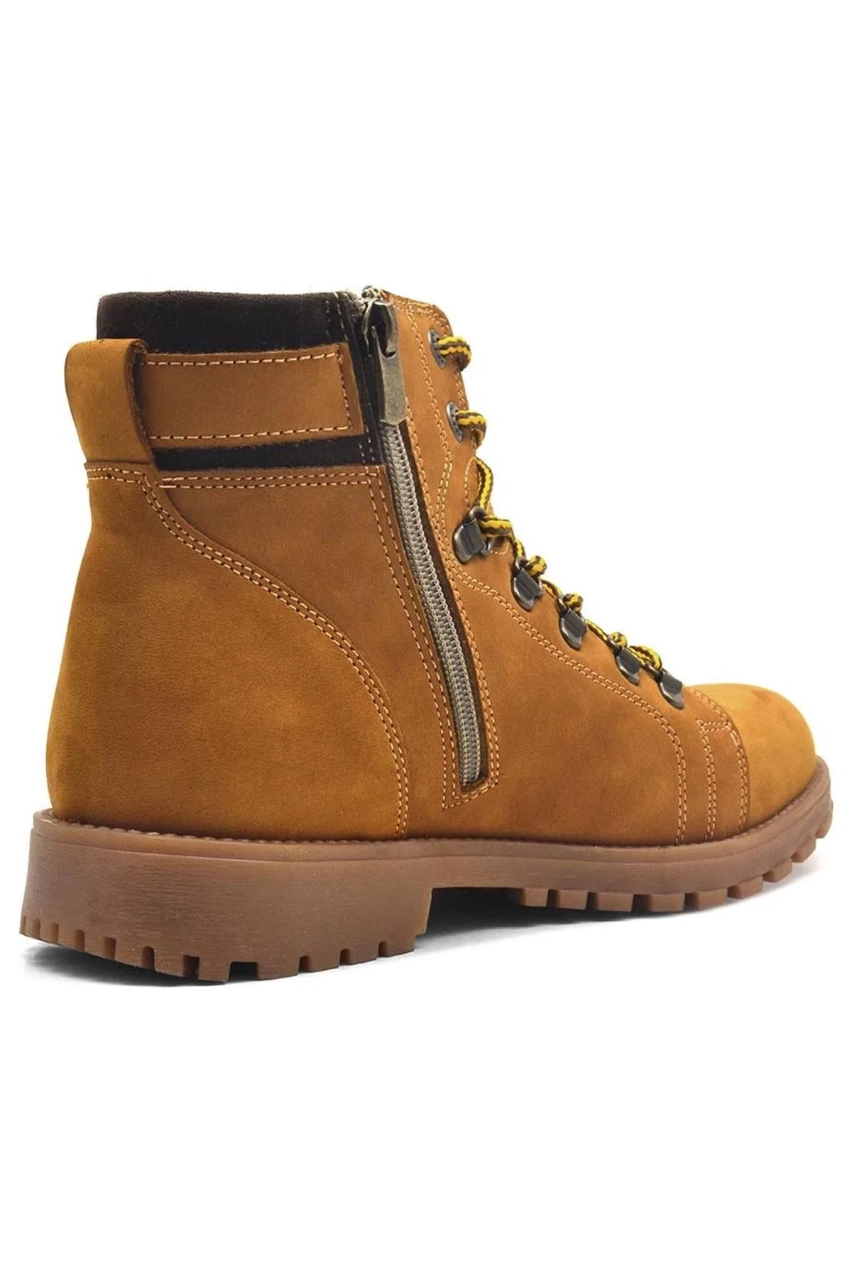 Rakerplus Griffon Hakiki Deri Sarı Kürklü Çocuk Bot