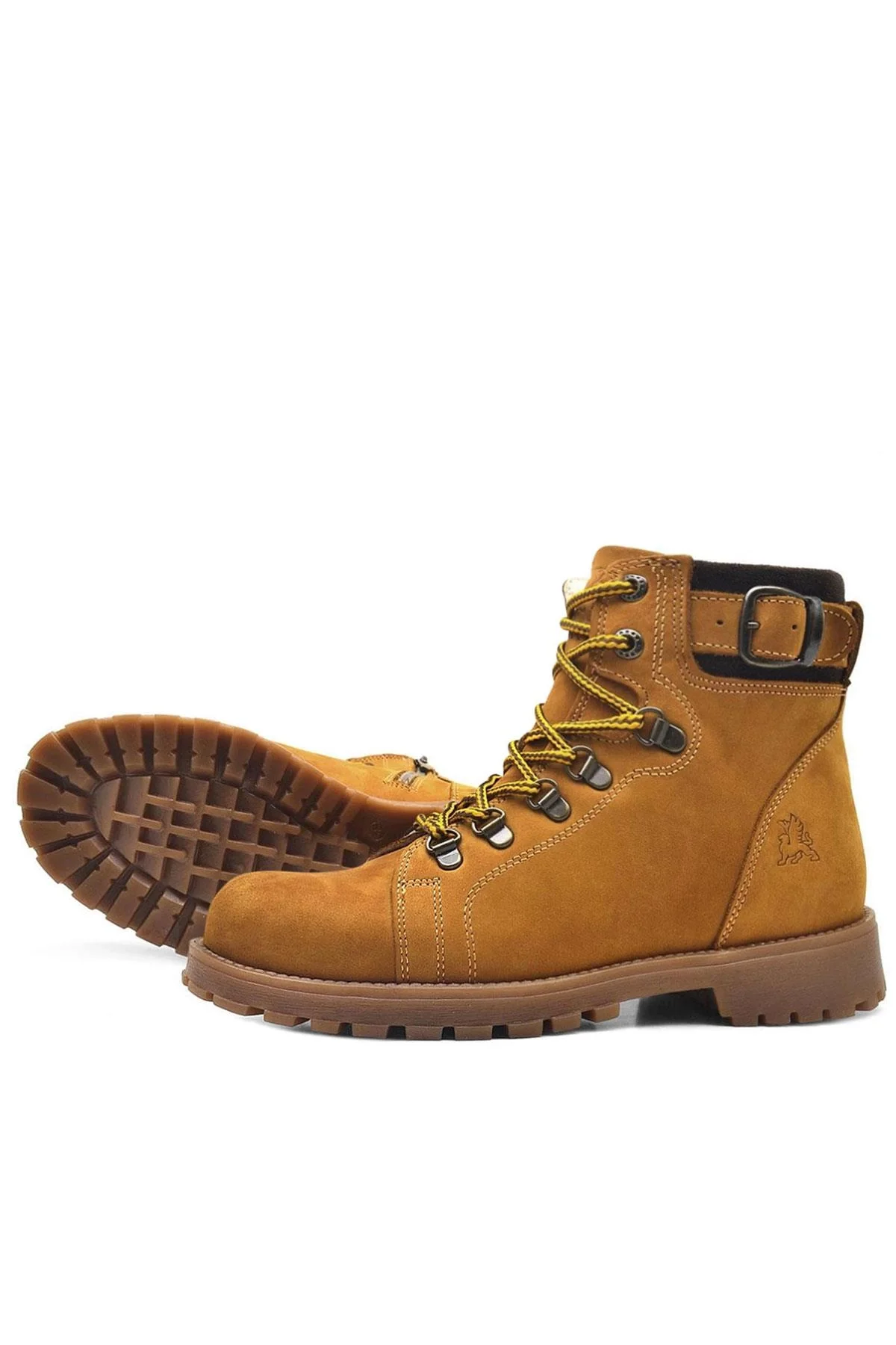 Rakerplus Griffon Hakiki Deri Sarı Kürklü Çocuk Bot