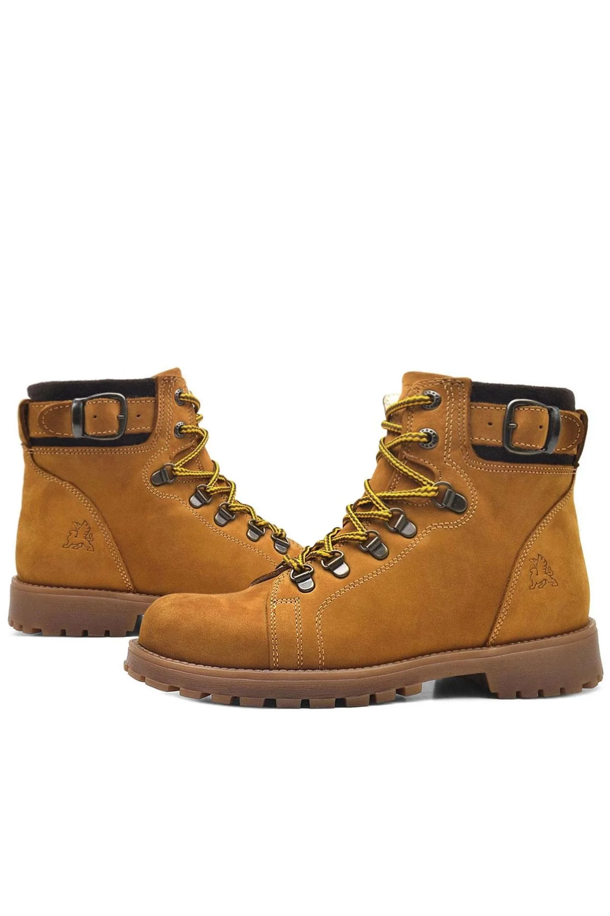 Rakerplus Griffon Hakiki Deri Sarı Kürklü Çocuk Bot