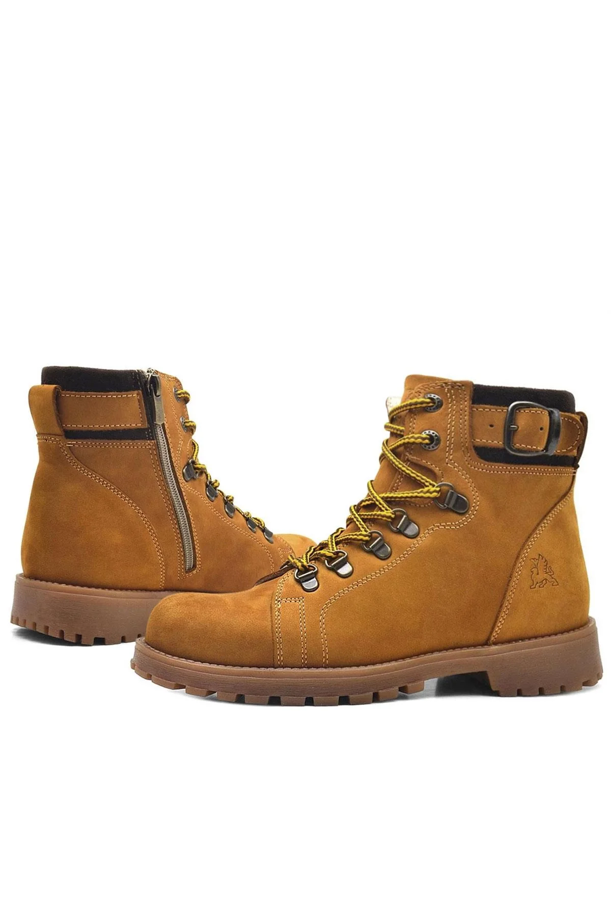 Rakerplus Griffon Hakiki Deri Sarı Kürklü Çocuk Bot