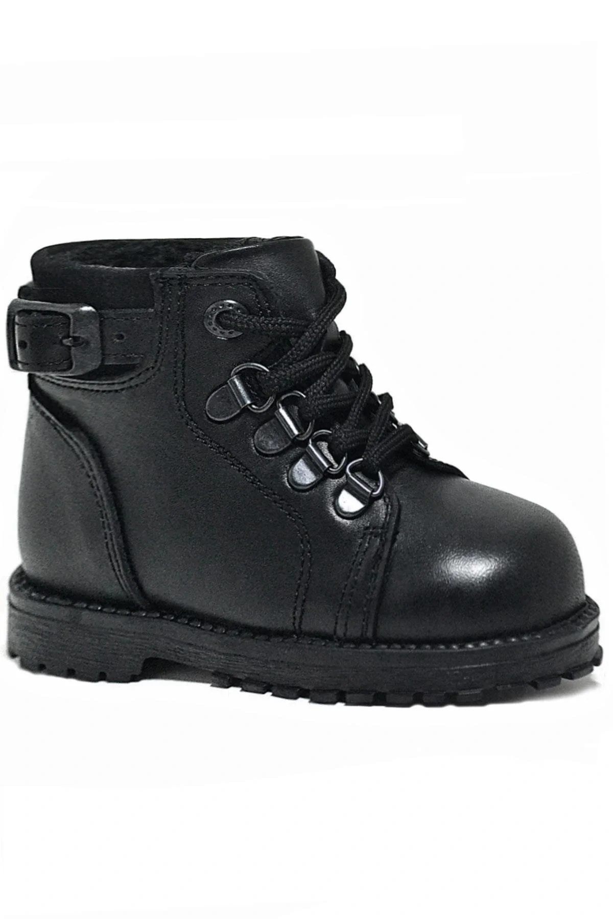 Rakerplus Griffon Hakiki Deri Siyah Fermuarlı Erkek Bebek Bot