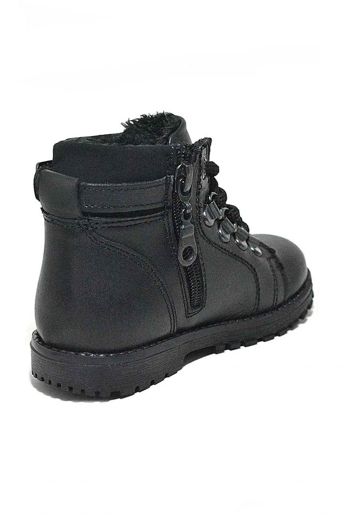 Rakerplus Griffon Hakiki Deri Siyah Fermuarlı Erkek Bebek Bot