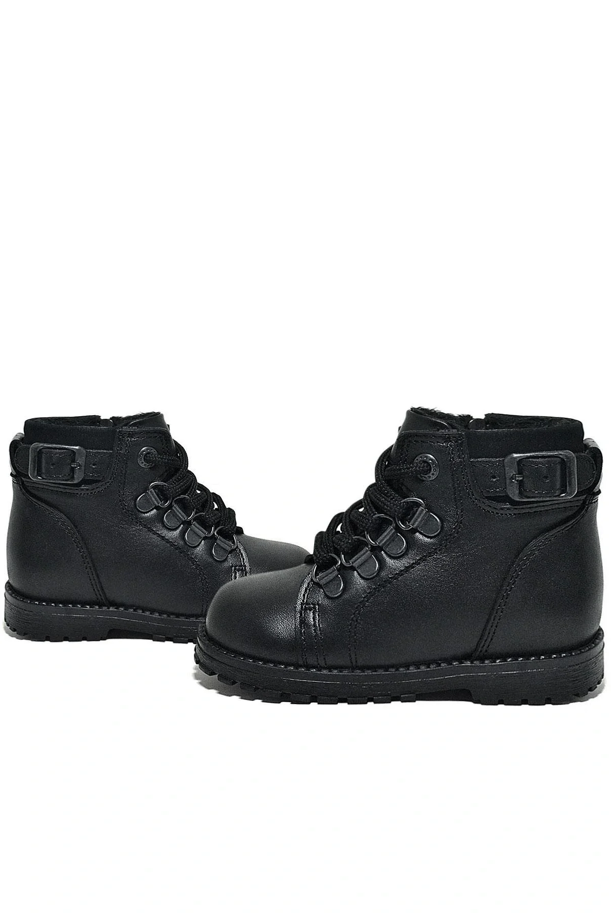 Rakerplus Griffon Hakiki Deri Siyah Fermuarlı Erkek Bebek Bot