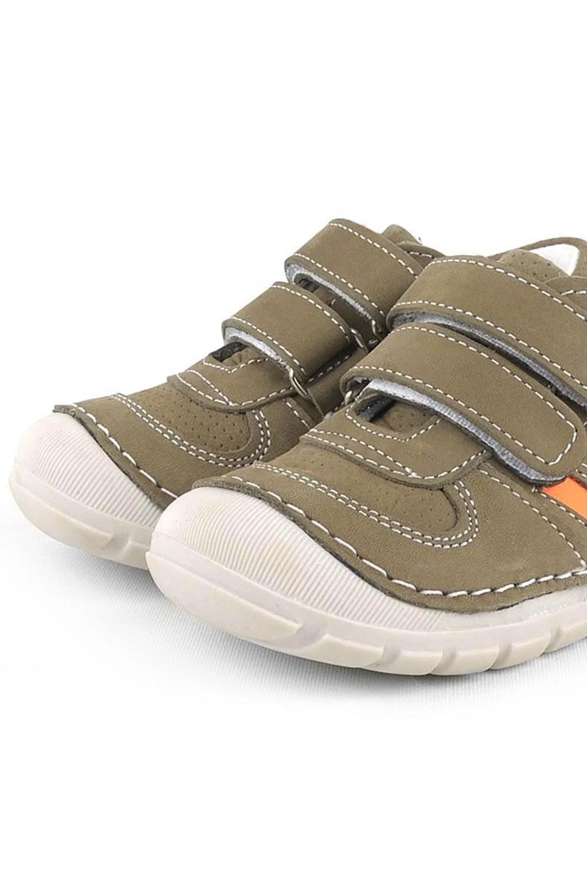 Rakerplus Grizzy Hakiki Deri Haki İlk Adım Unisex Bebek Ayakkabısı