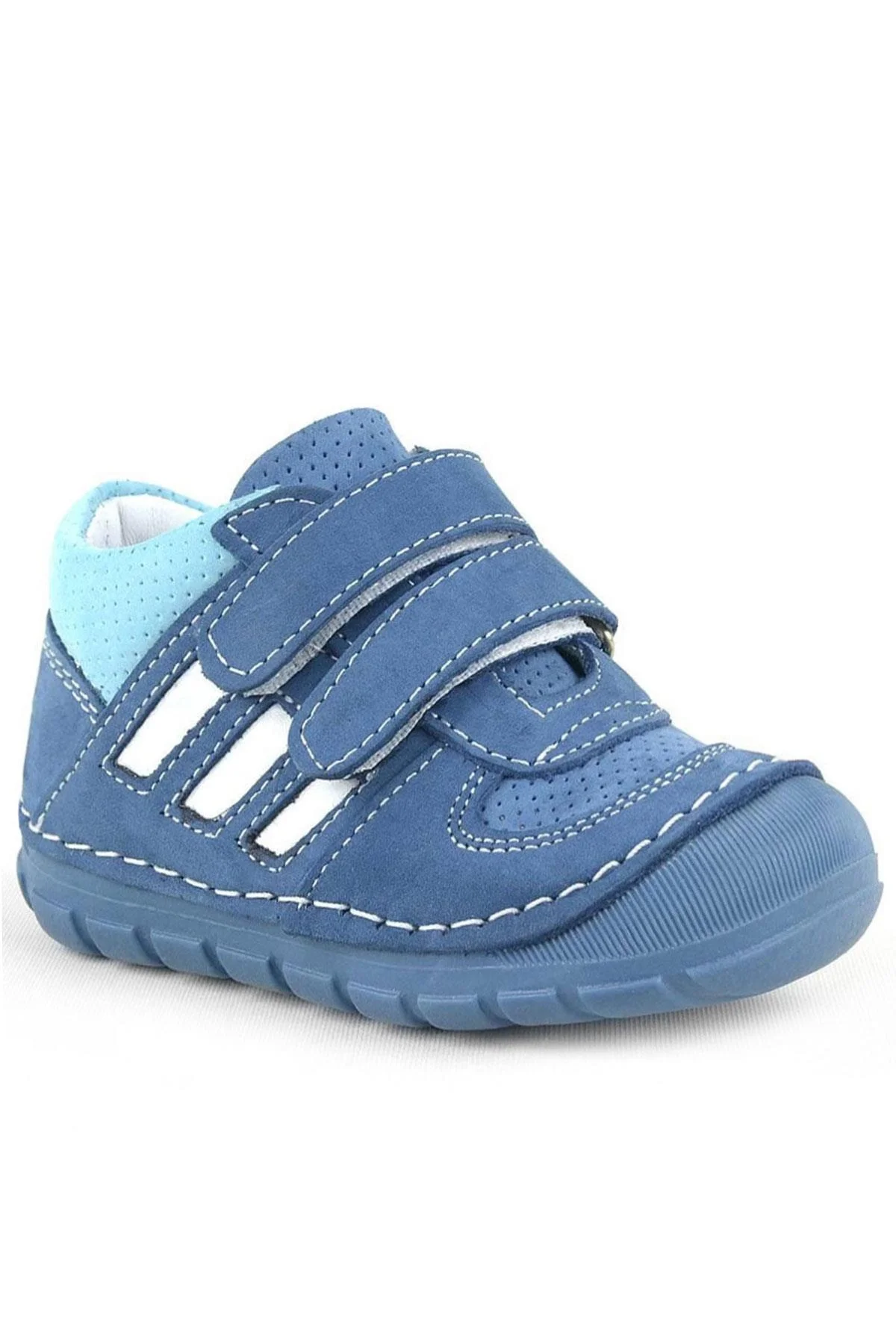Rakerplus Grizzy Hakiki Deri Lacivert İlk Adım Erkek Bebek Ayakkabısı