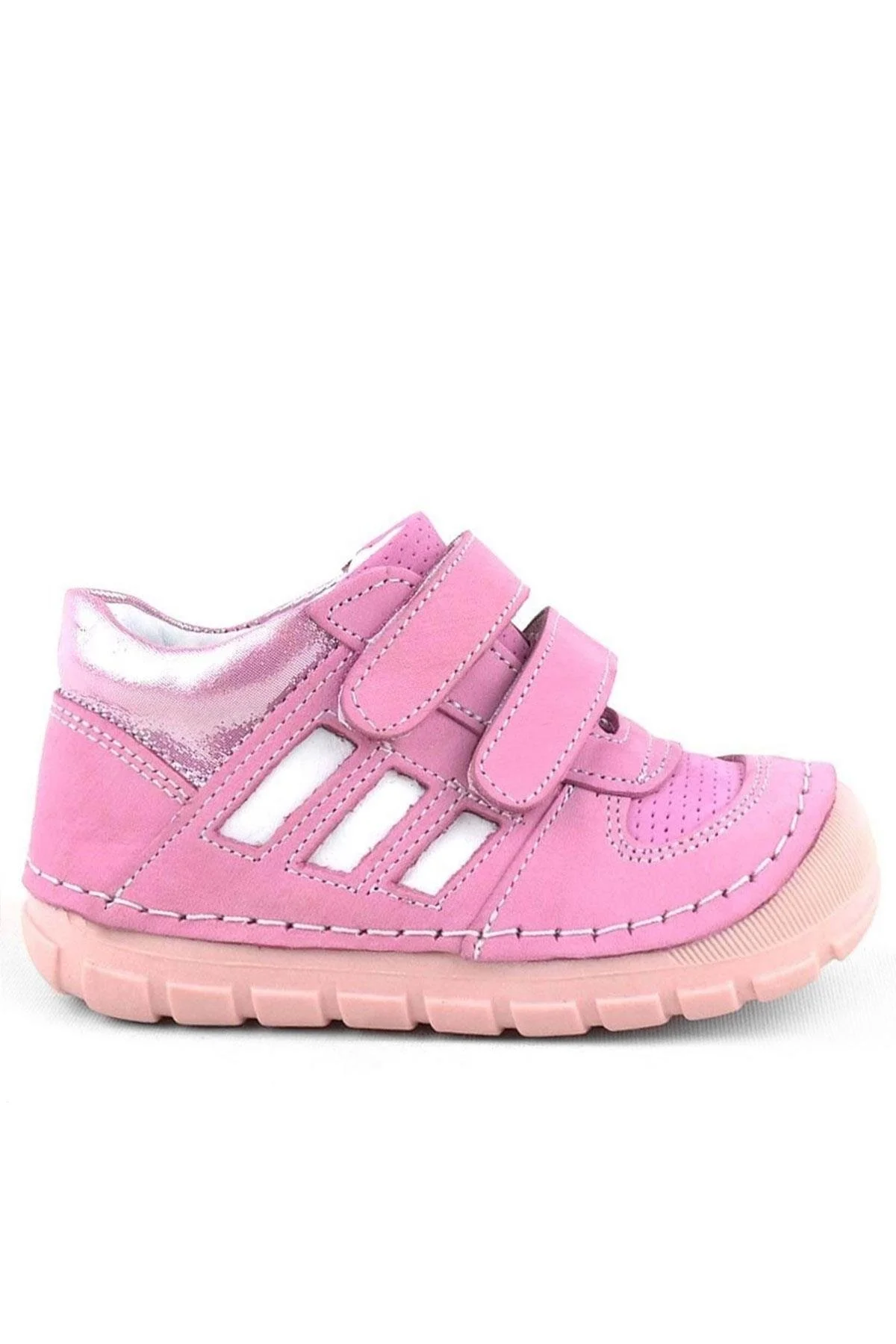 Rakerplus Grizzy Hakiki Deri Pembe İlk Adım Kız Bebek Ayakkabısı