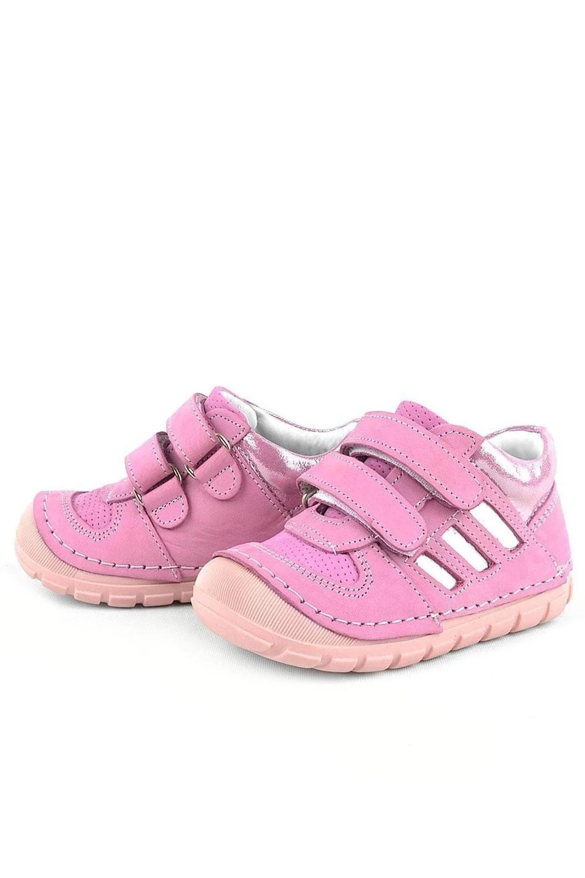 Rakerplus Grizzy Hakiki Deri Pembe İlk Adım Kız Bebek Ayakkabısı