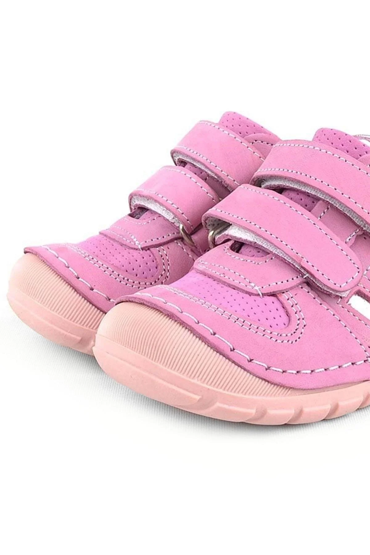 Rakerplus Grizzy Hakiki Deri Pembe İlk Adım Kız Bebek Ayakkabısı