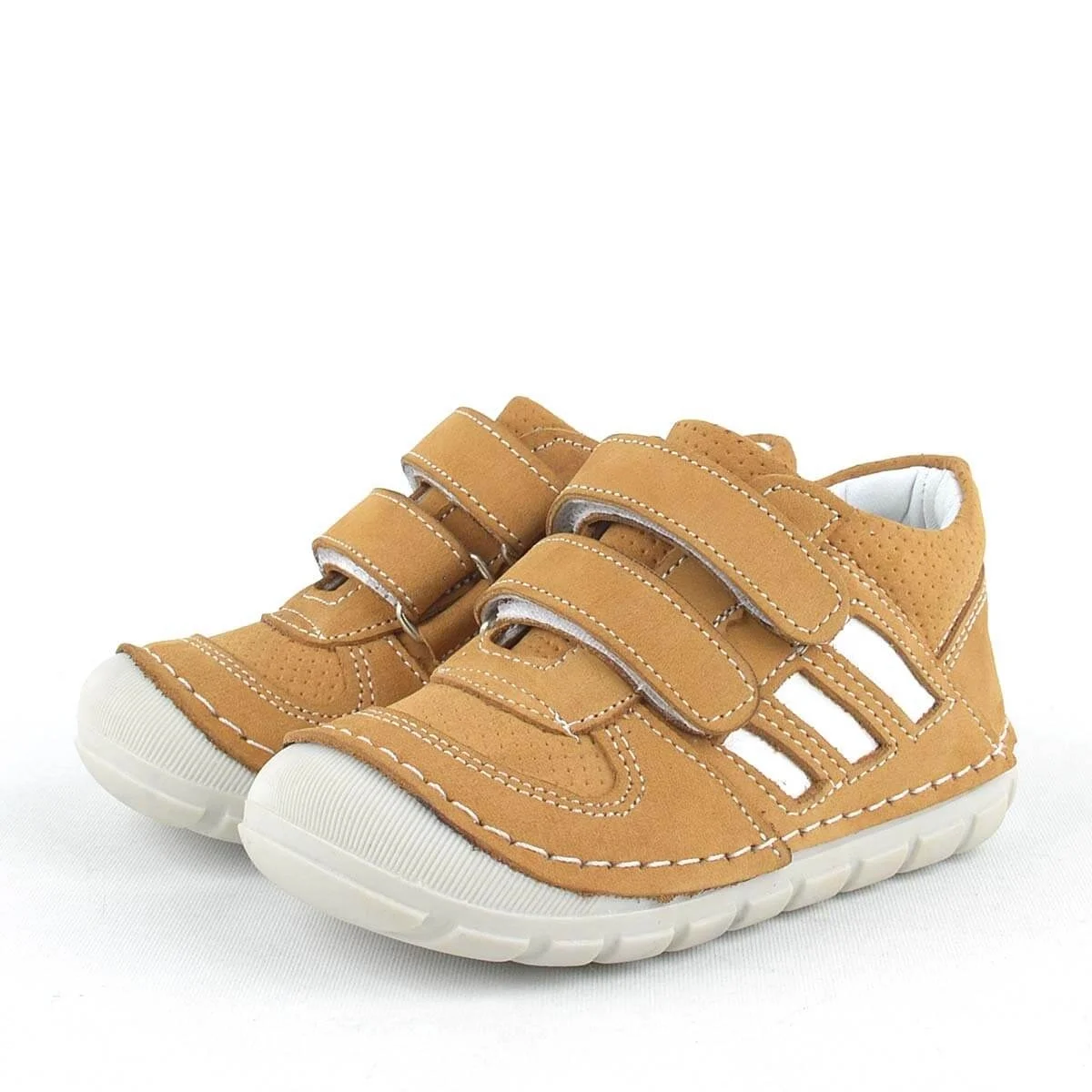 Rakerplus Grizzy Hakiki Deri Taba İlk Adım Unisex Bebek Ayakkabısı