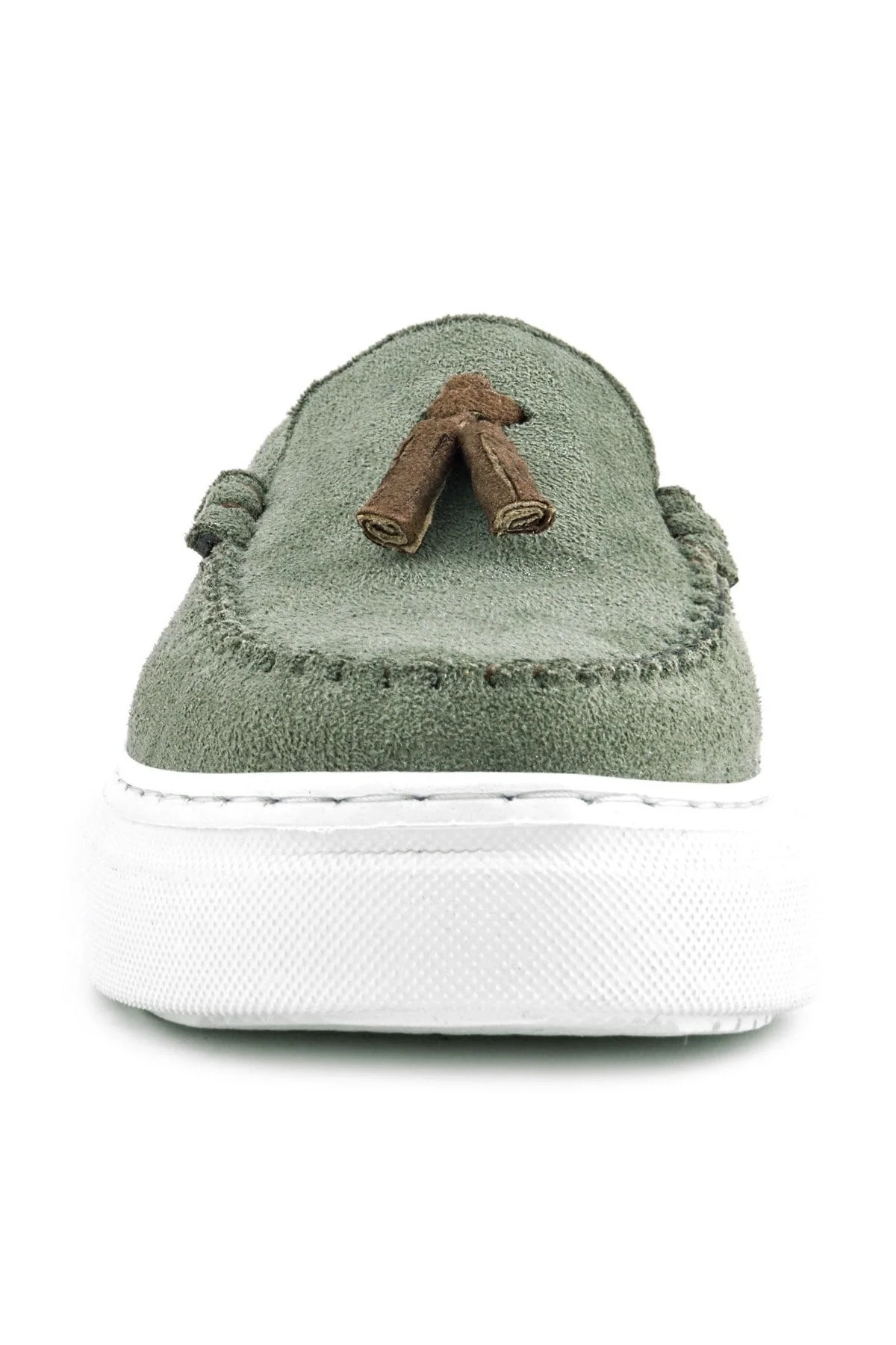 Rakerplus Haki Yeşil Hafif Tabanlı Erkek Çocuk Makosen Ayakkabı