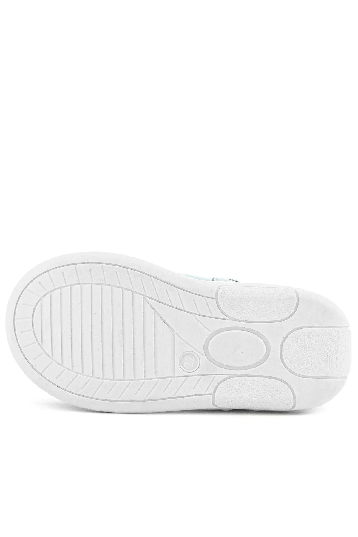 Rakerplus Hakiki Deri Anatomik Gri Cırtlı Bebek Sandalet Ayakkabı