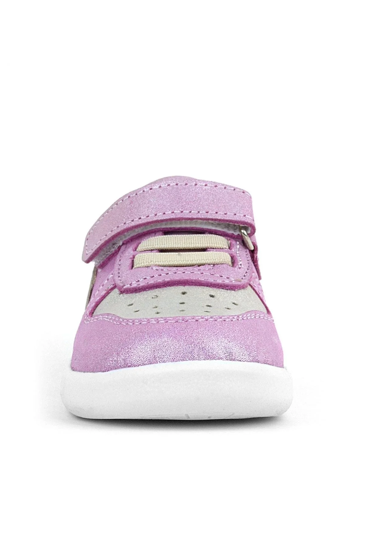 Rakerplus Hakiki Deri Anatomik Pembe Simli Bebek Spor Ayakkabı