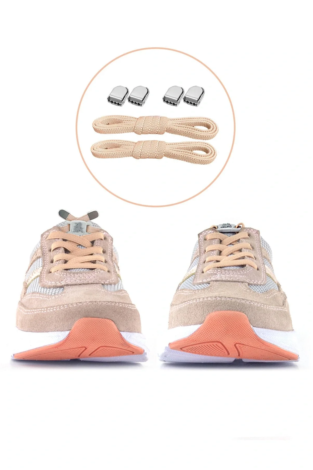 Rakerplus Hakiki Deri Anatomik Pudra Lastik Bağcıklı Hafif Kız Çocuk Günlük Ayakkabı