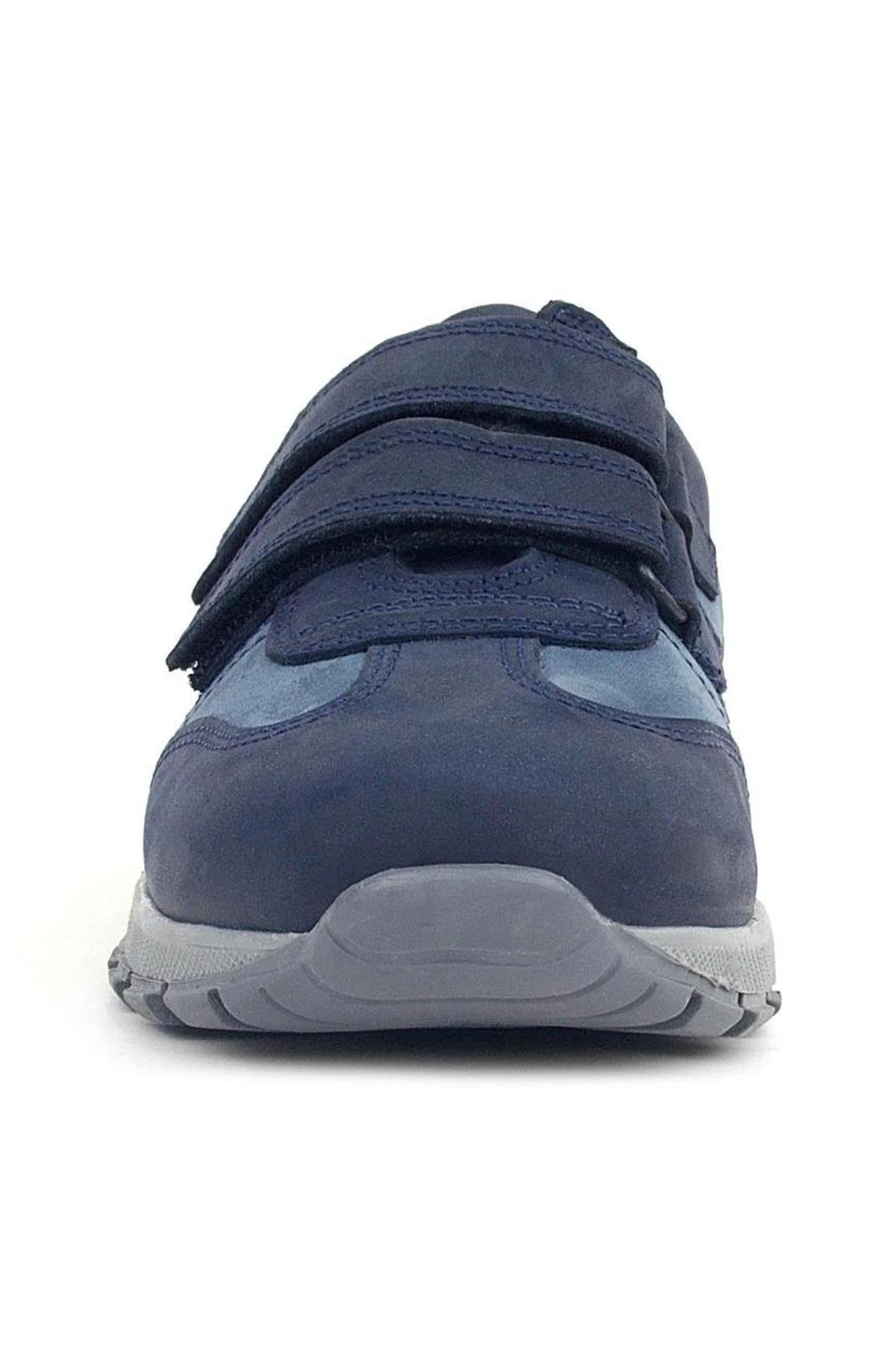 Rakerplus Hakiki Deri Cırtlı Lacivert Mavi Çocuk Spor Okul Ayakkabı