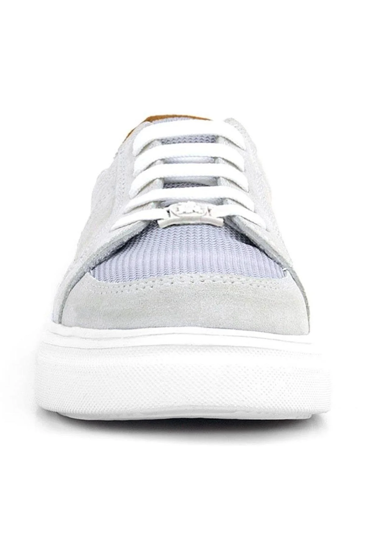 Rakerplus Hakiki Deri Gri Bağcıklı Çocuk Günlük Okul Ayakkabı