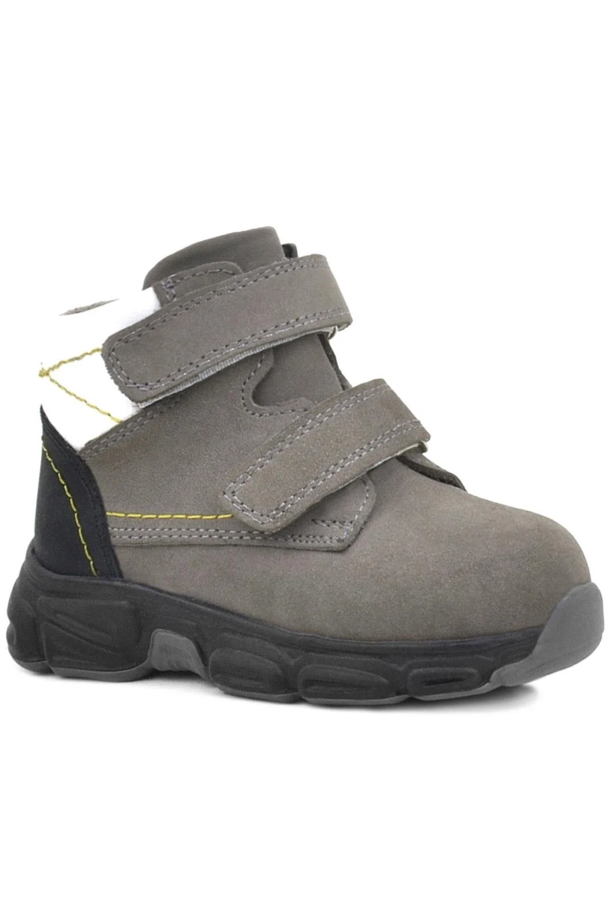 Rakerplus Hakiki Deri Gri Nubuk Bebek Spor Bot Ayakkabı
