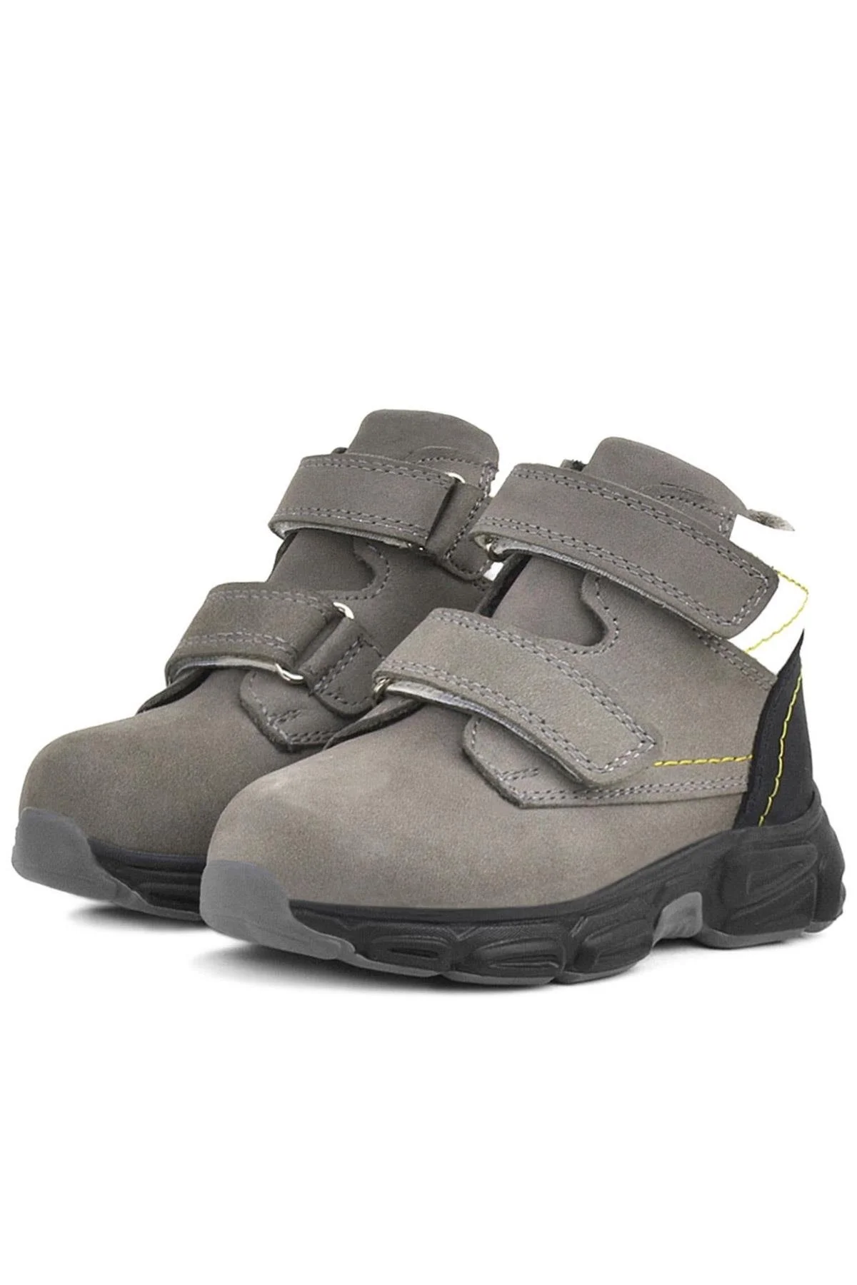 Rakerplus Hakiki Deri Gri Nubuk Bebek Spor Bot Ayakkabı