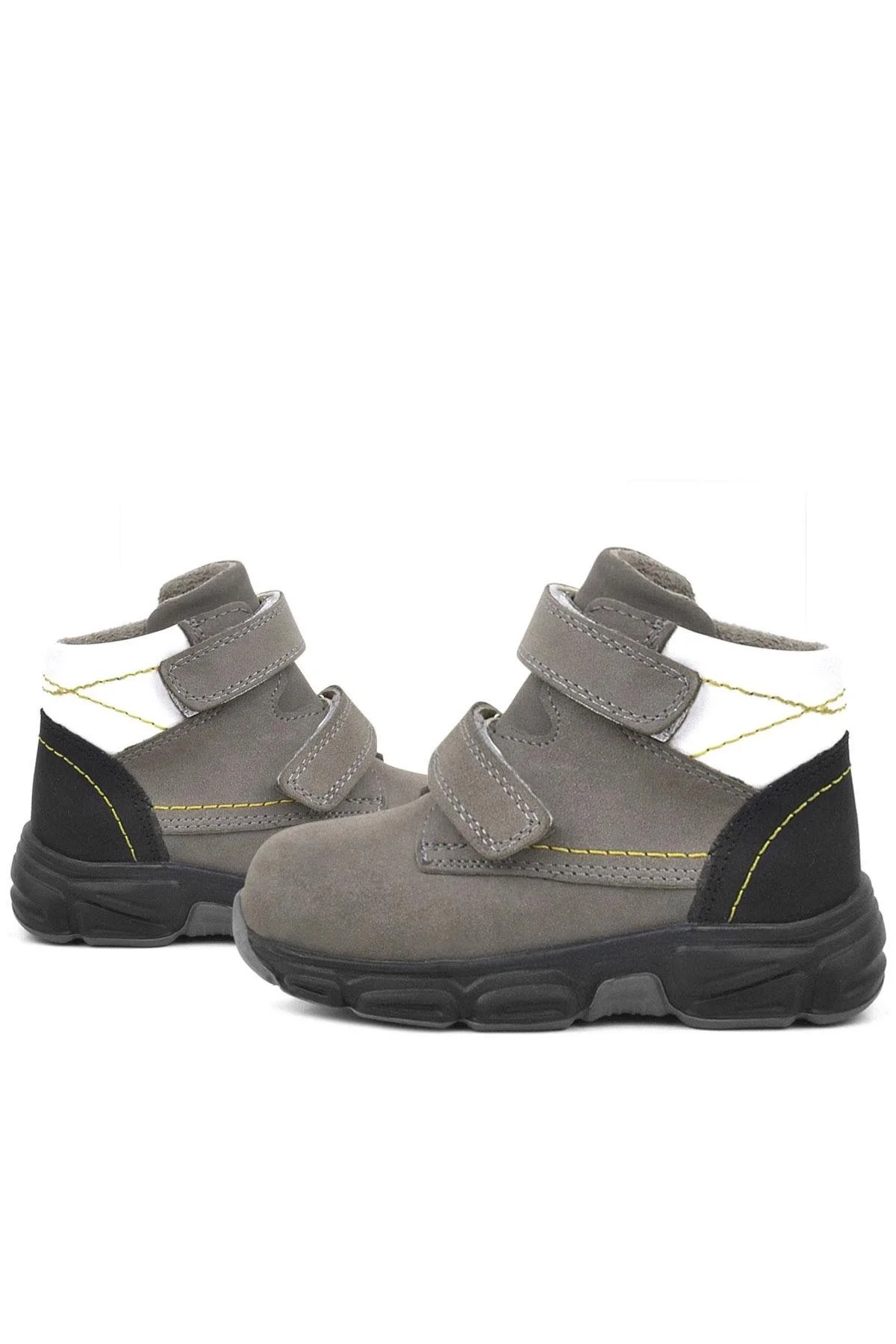 Rakerplus Hakiki Deri Gri Nubuk Bebek Spor Bot Ayakkabı