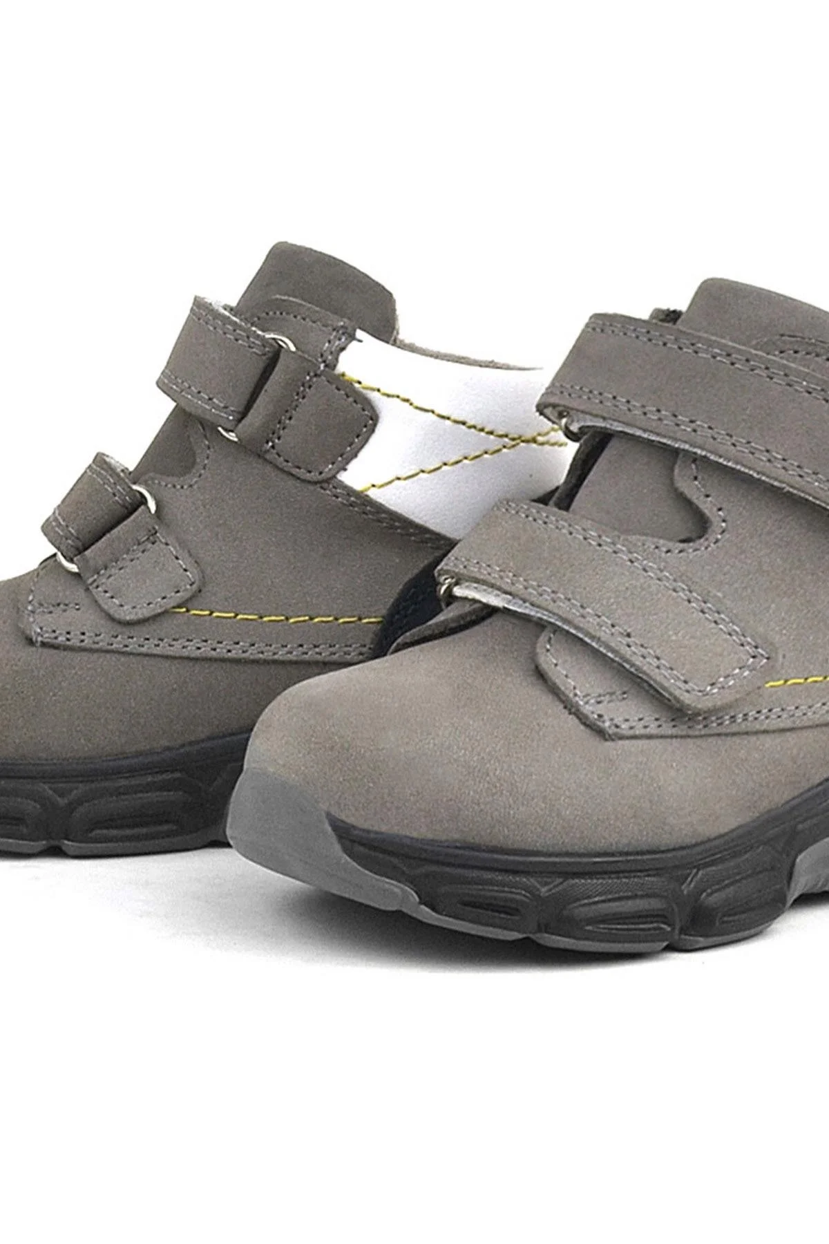 Rakerplus Hakiki Deri Gri Nubuk Bebek Spor Bot Ayakkabı