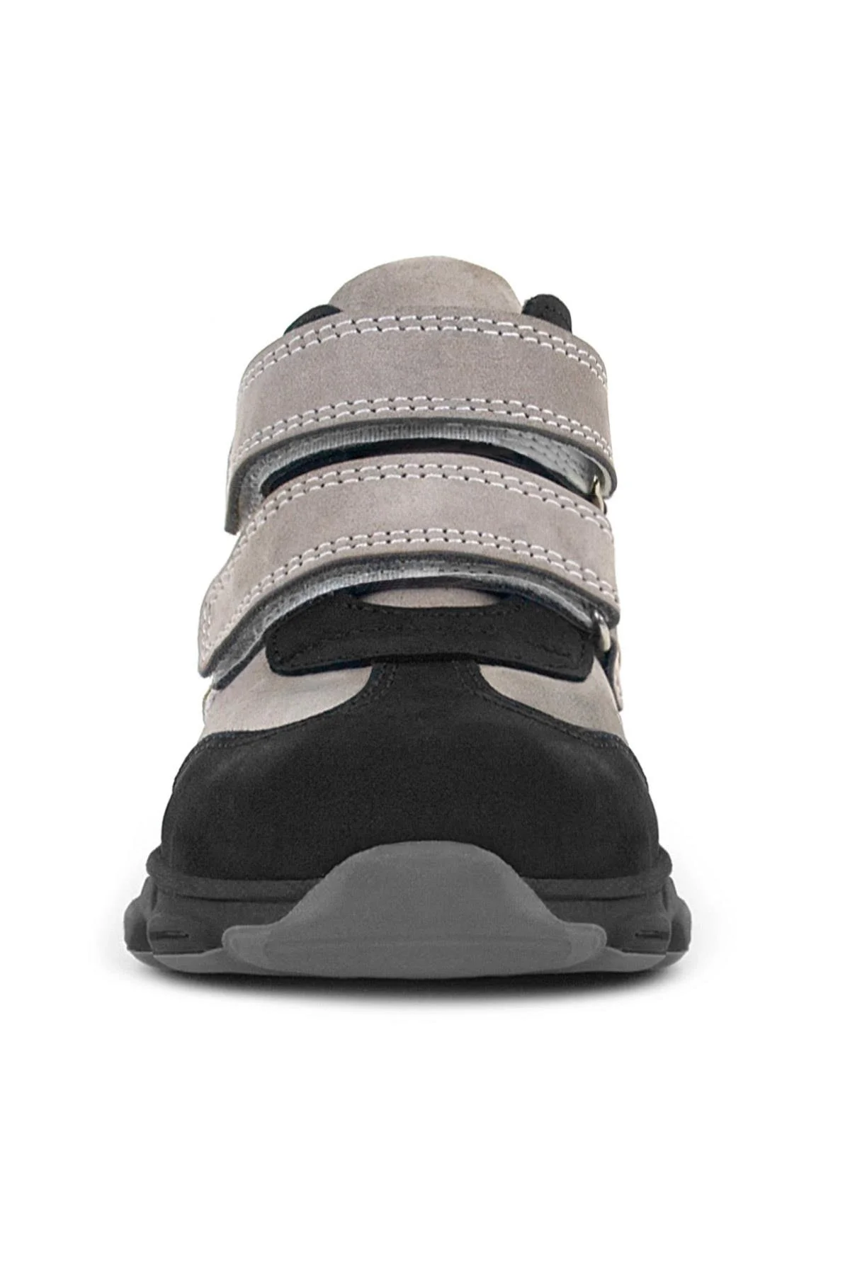 Rakerplus Hakiki Deri Gri Siyah Bebek Spor Bot Ayakkabı