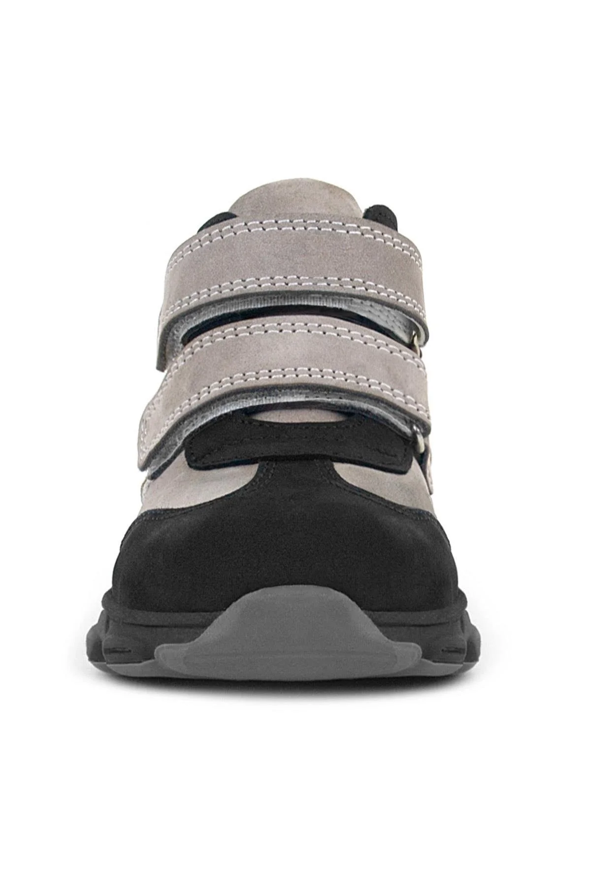 Rakerplus Hakiki Deri Gri Siyah Bebek Spor Bot Ayakkabı