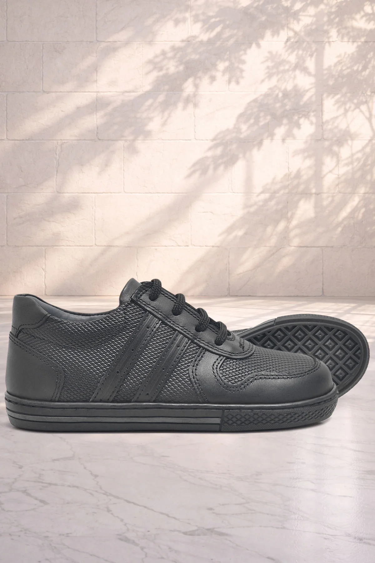 Rakerplus Hakiki Deri Günlük Erkek Çocuk Okul Ayakkabısı