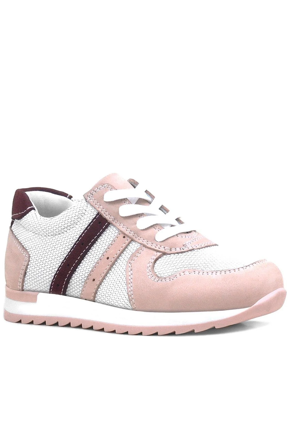 Rakerplus Hakiki Deri Günlük Pembe Kız Çocuk Spor Ayakkabı