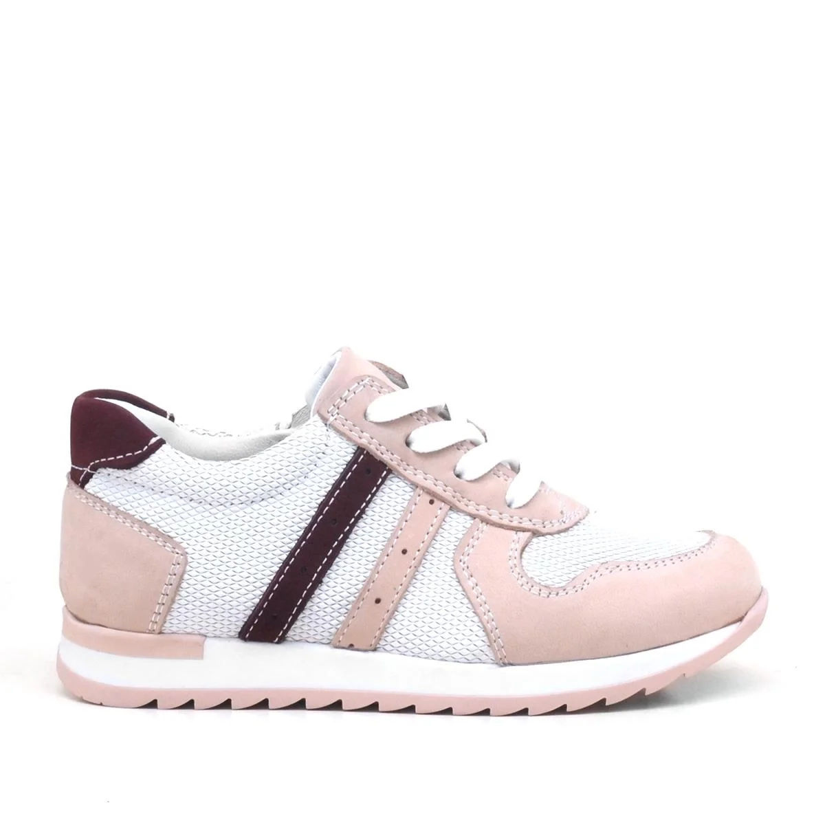 Rakerplus Hakiki Deri Günlük Pembe Kız Çocuk Spor Ayakkabı