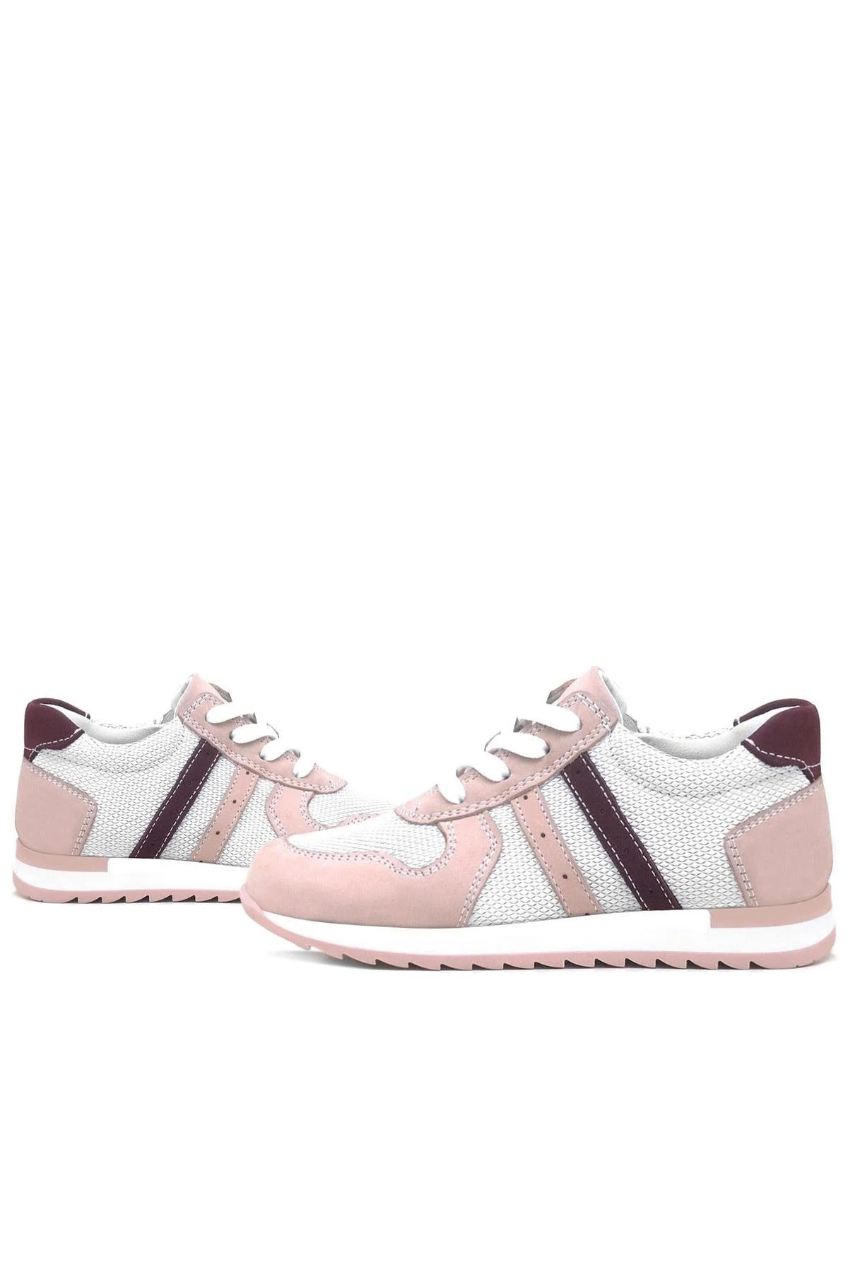 Rakerplus Hakiki Deri Günlük Pembe Kız Çocuk Spor Ayakkabı