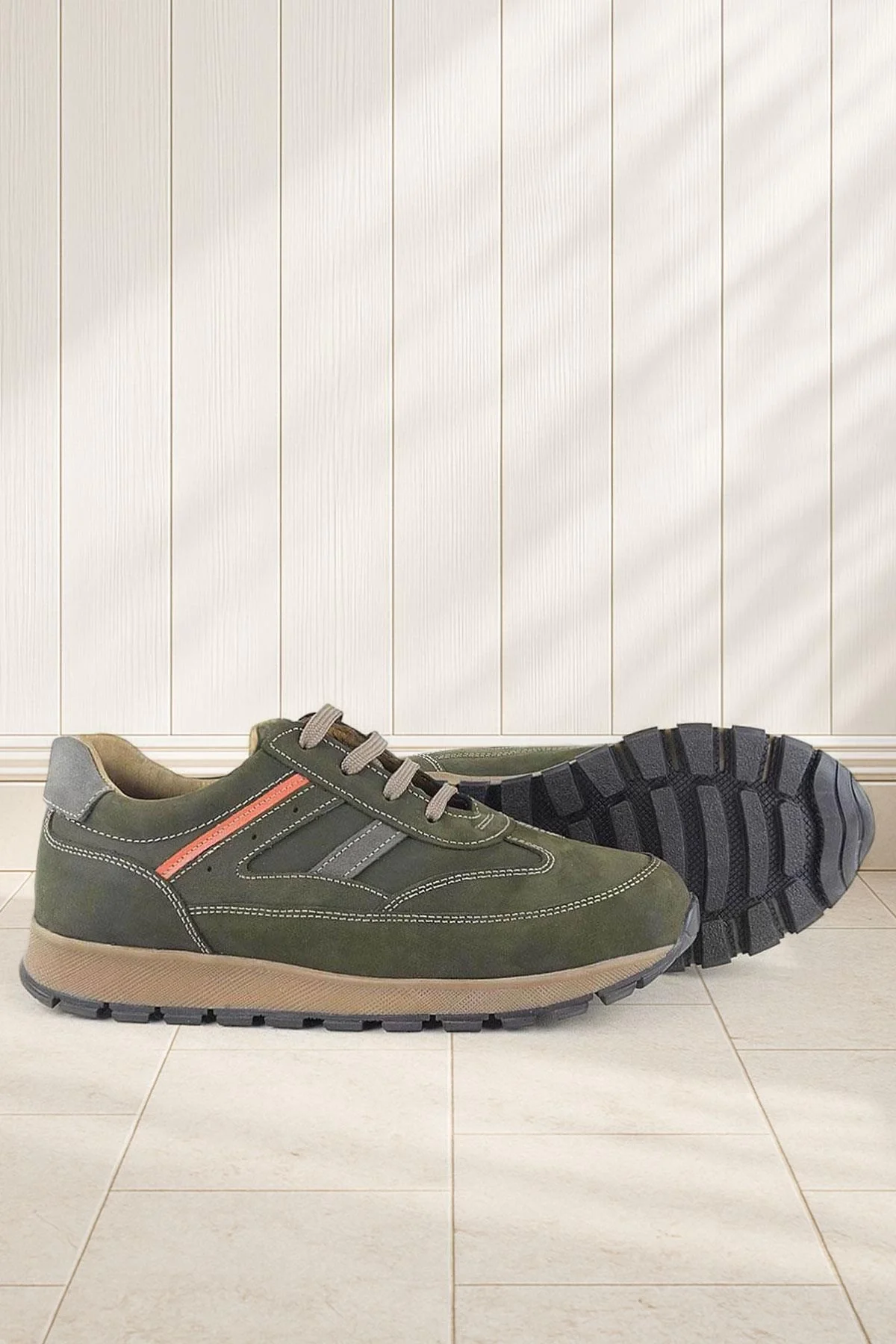 Rakerplus Hakiki Deri Haki Bağcıklı Erkek Çocuk Spor Ayakkabı