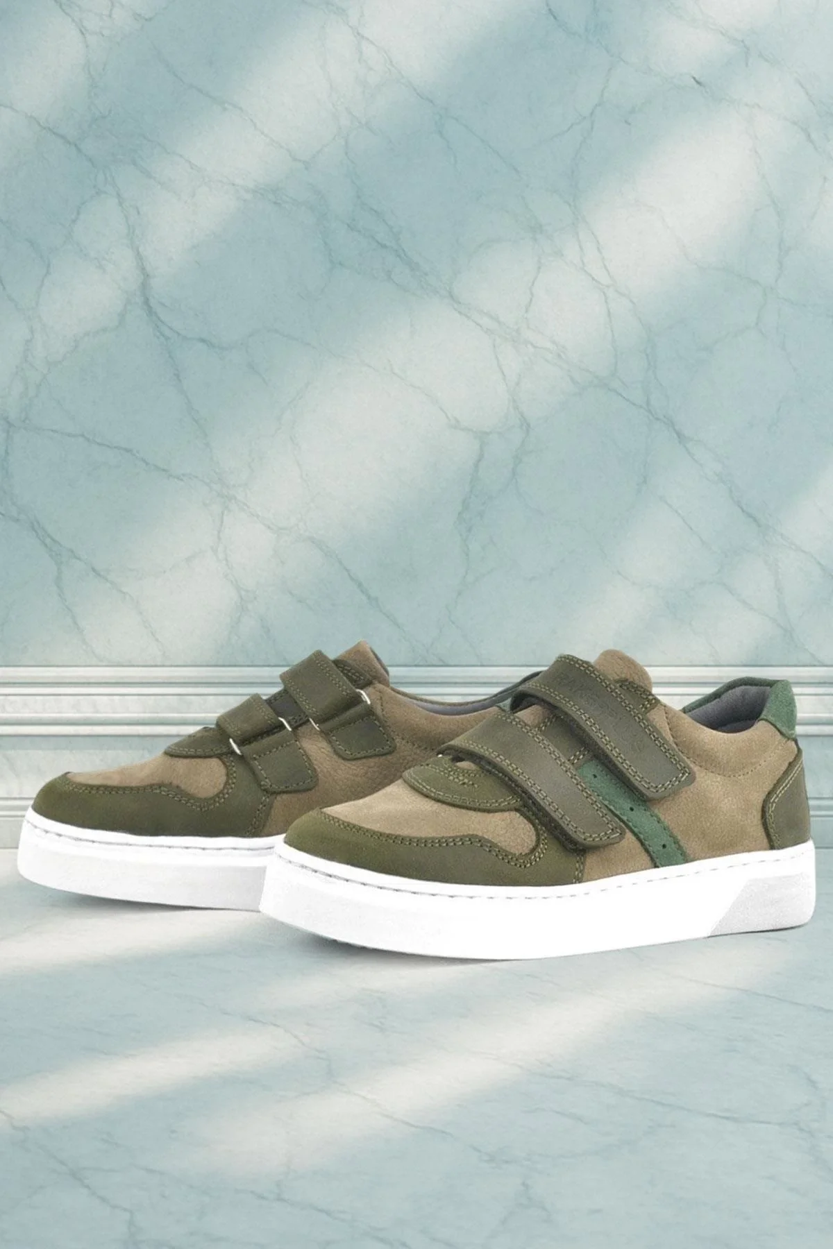 Rakerplus Hakiki Deri Haki Cırtlı Erkek Çocuk Sneaker