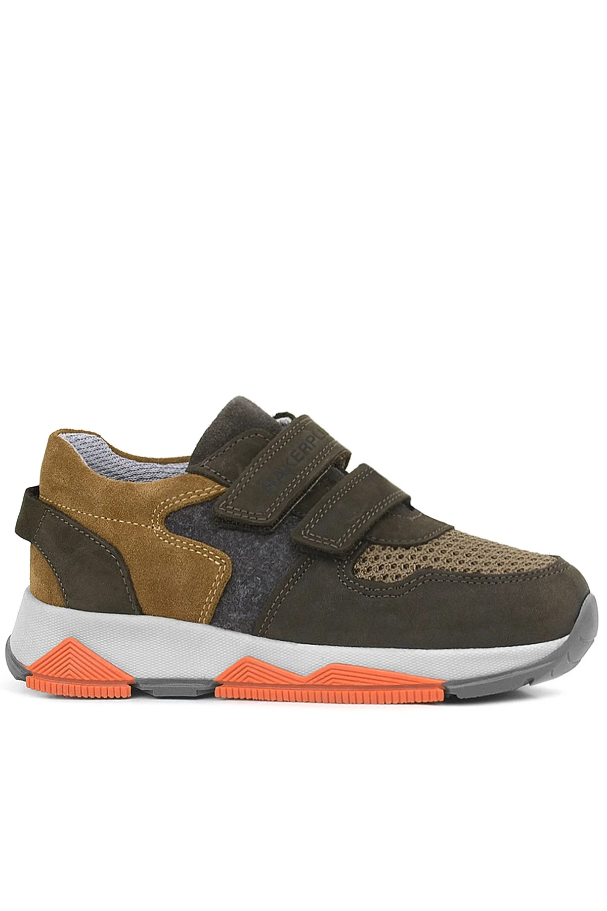 Rakerplus Hakiki Deri Kahverengi Çocuk Okul Spor Ayakkabı